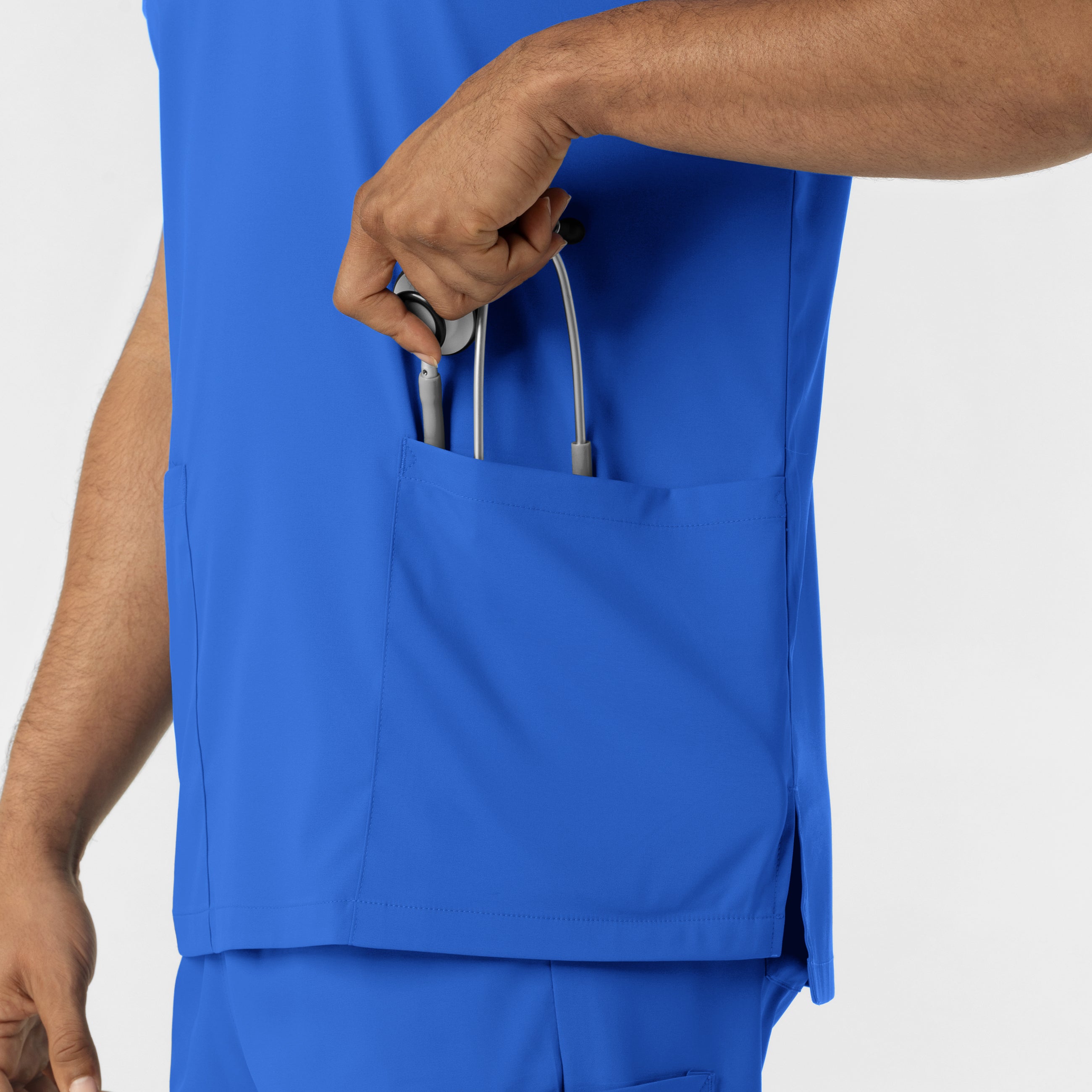 Boundless 6051 Unisex V-Neck Scrub Top Royal