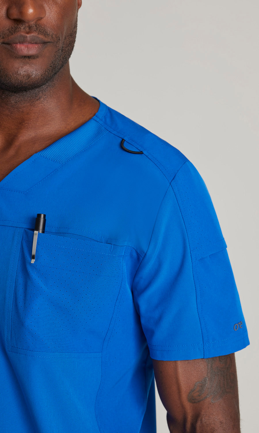 Barco One BOT195 Velocity Scrub Top New Royal