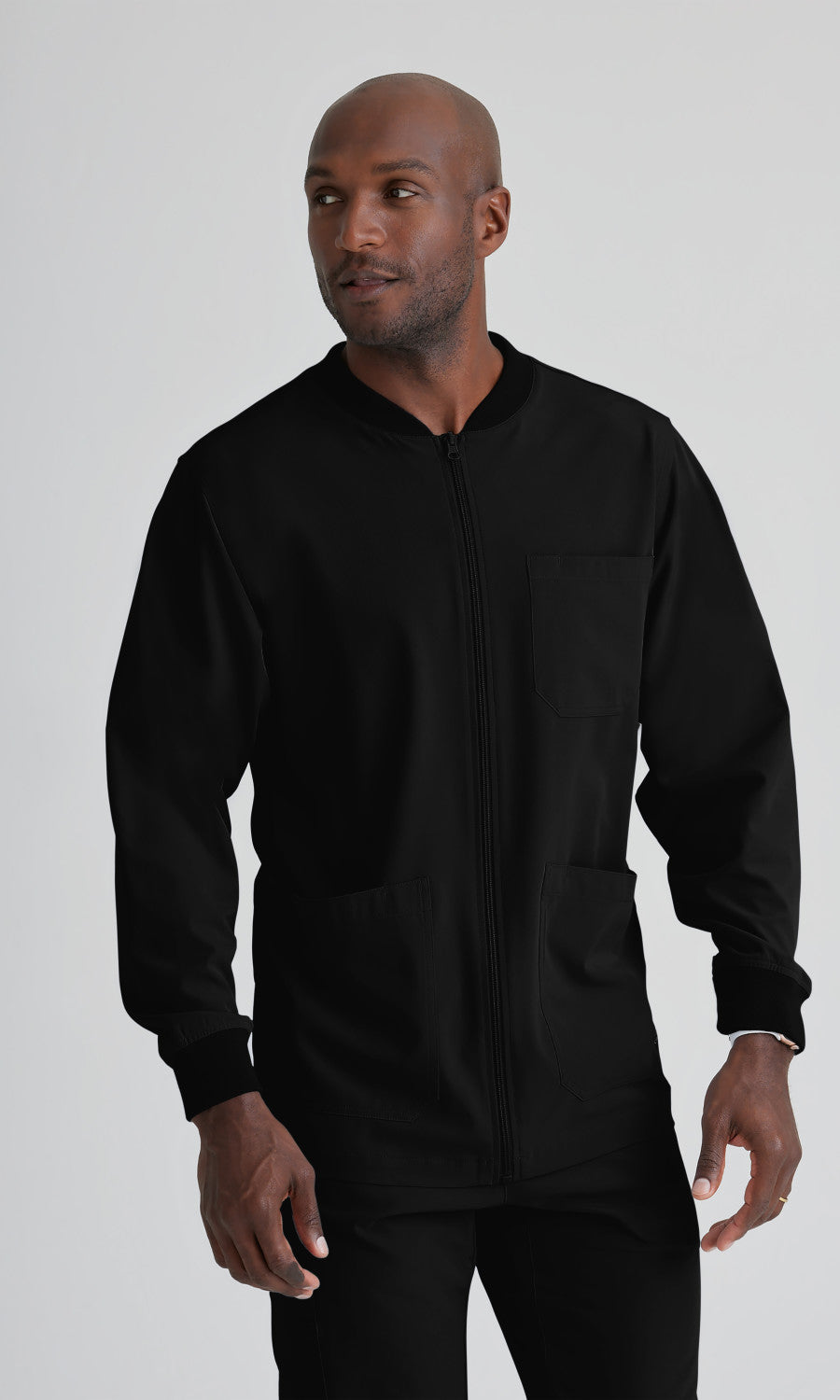 Skechers SK0408 Structure Scrub Jacket Black