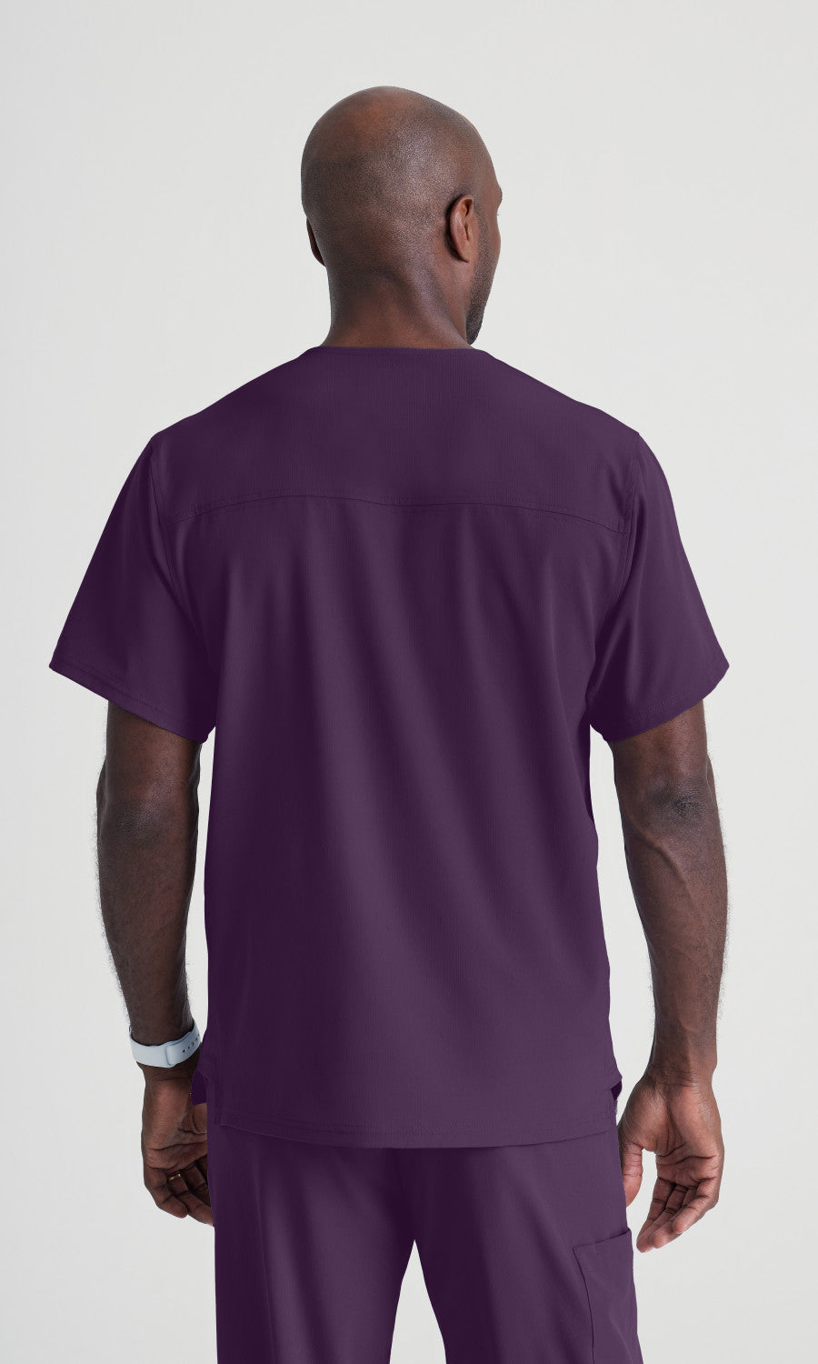Skechers SK0112 Structure Scrub Top Eggplant