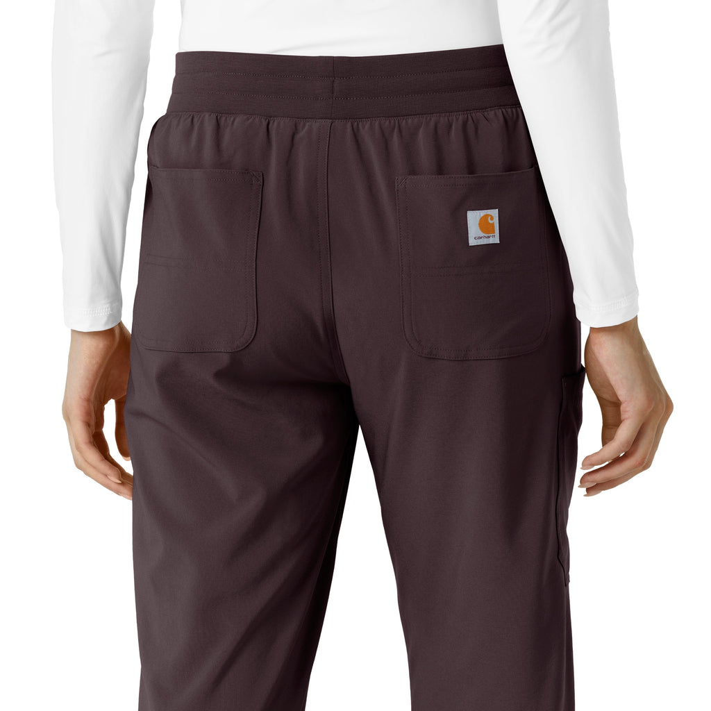 Force Cross-Flex C53310 Women's Boot Cut Scrub Pants Dark Sepia
