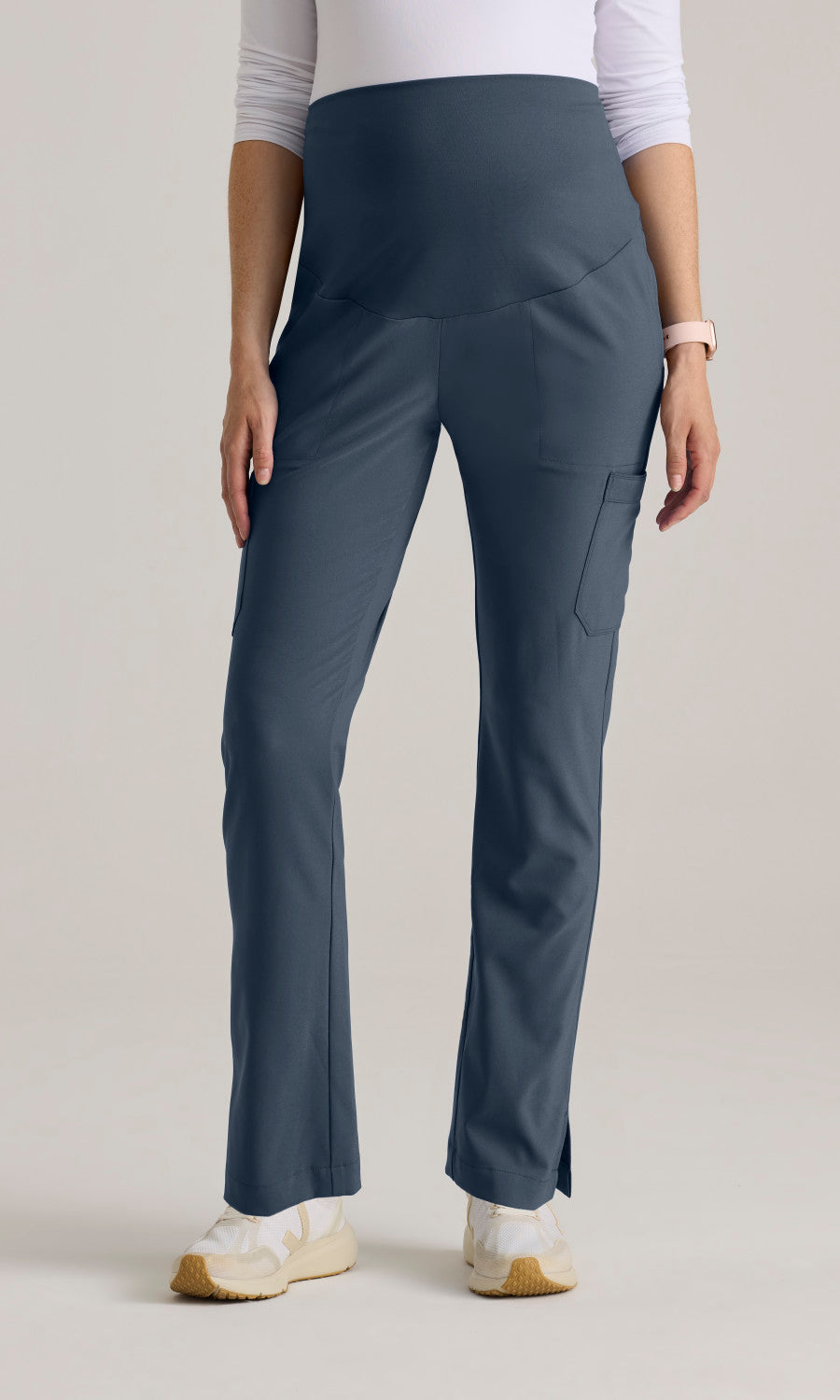 Grey's Anatomy Evolve GSSP690 Promise Maternity Scrub Pants Steel