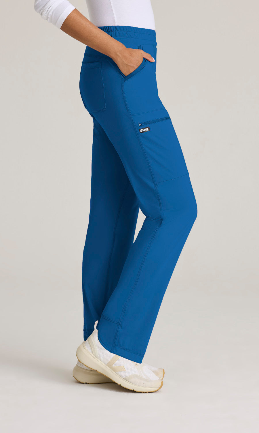 Grey's Anatomy Knits GRSP685 Momentum Knit Scrub Pants New Royal