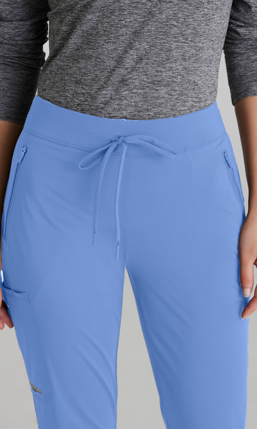 Skechers Slip-Ins Knits SKP656 Glide Knit Flare Scrub Pants Ciel Blue