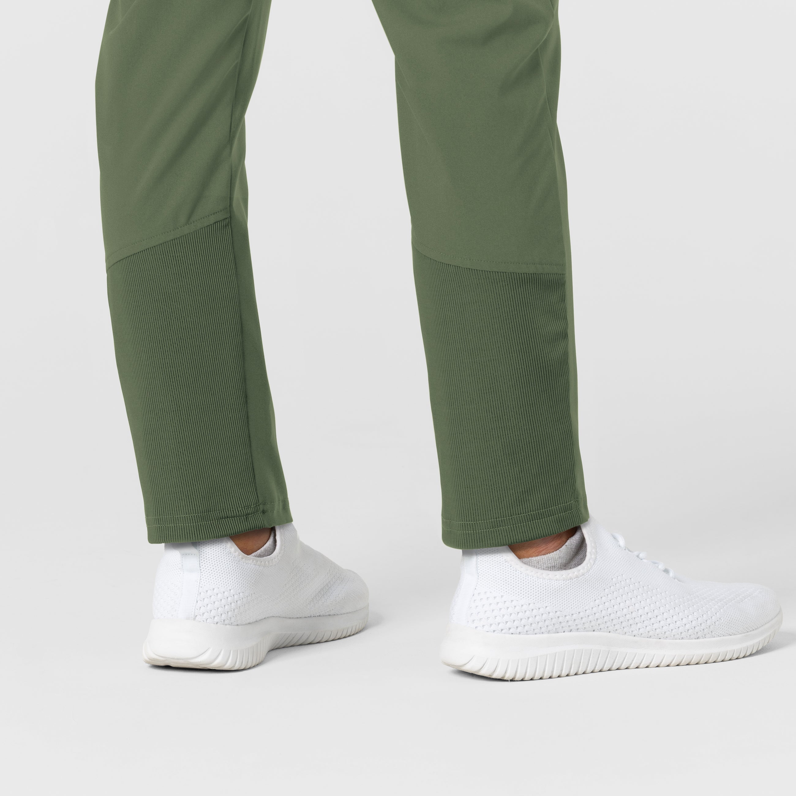 W123 5045 Flex-n-Reach Track Scrub Pants Olive