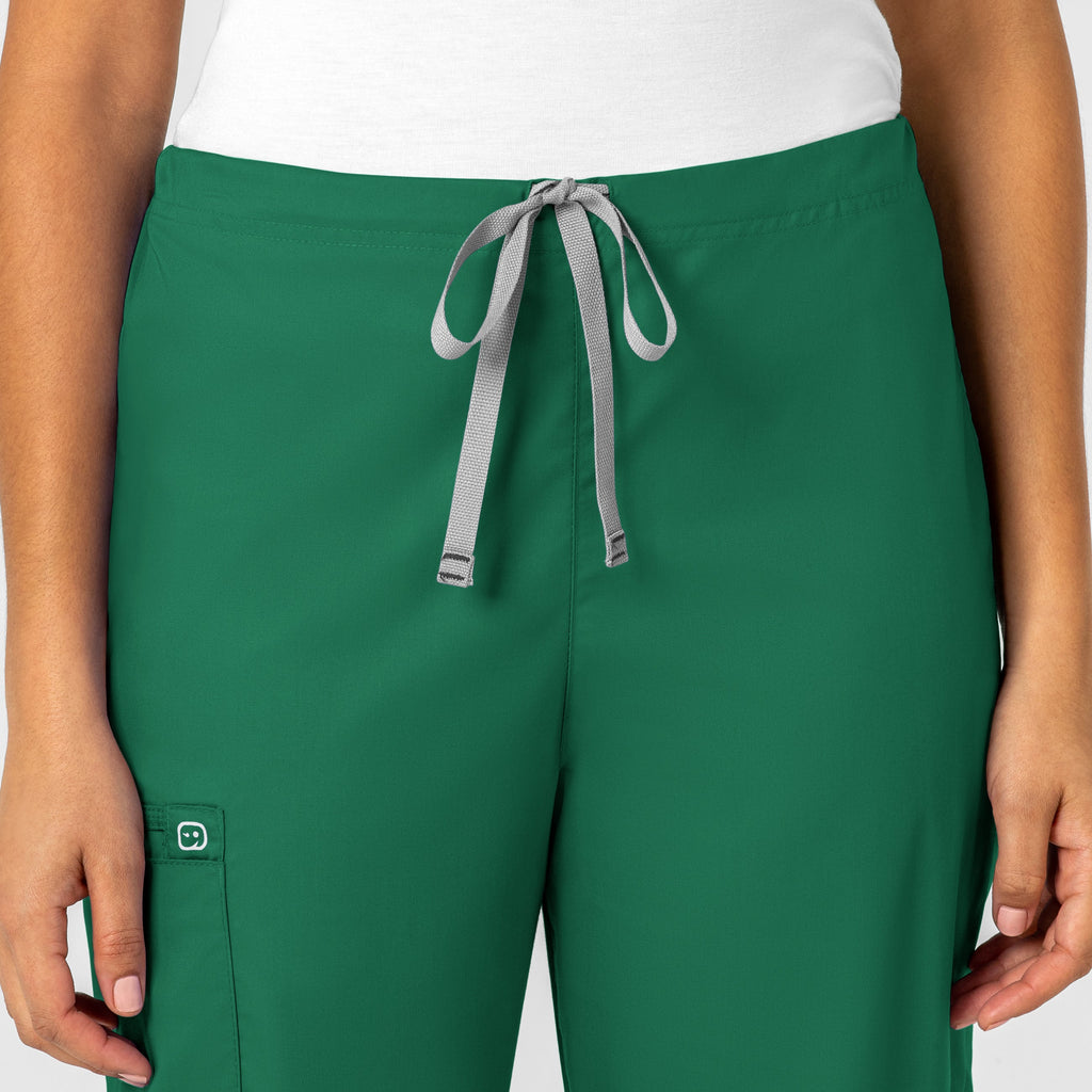 WonderWORK 500 Unisex Drawstring Cargo Scrub Pants Hunter