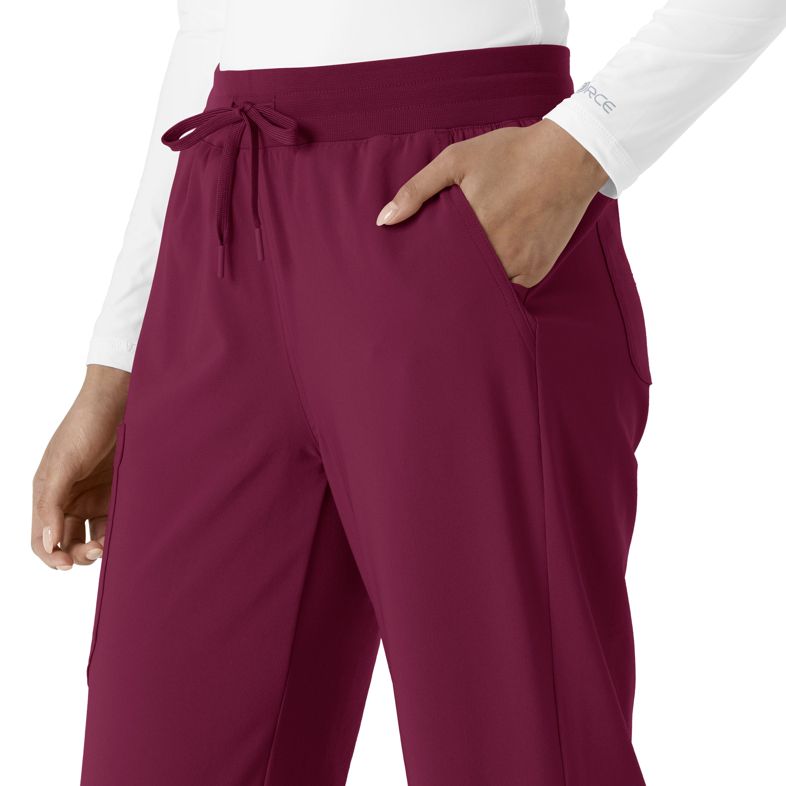 Force Cross-Flex C53310 Boot Cut Scrub Pants Wine