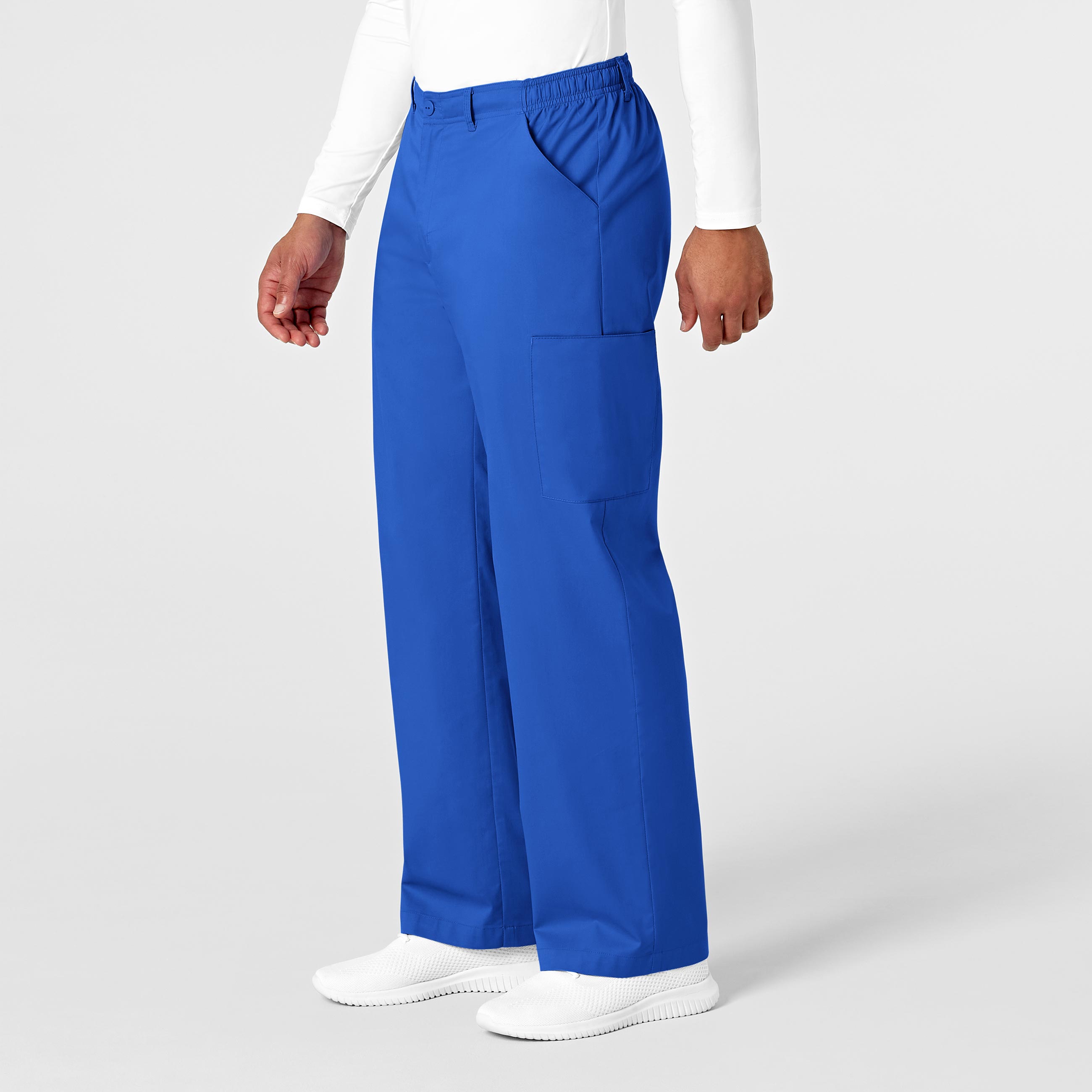 WonderWORK 503 Men's Cargo Scrub Pants Royal