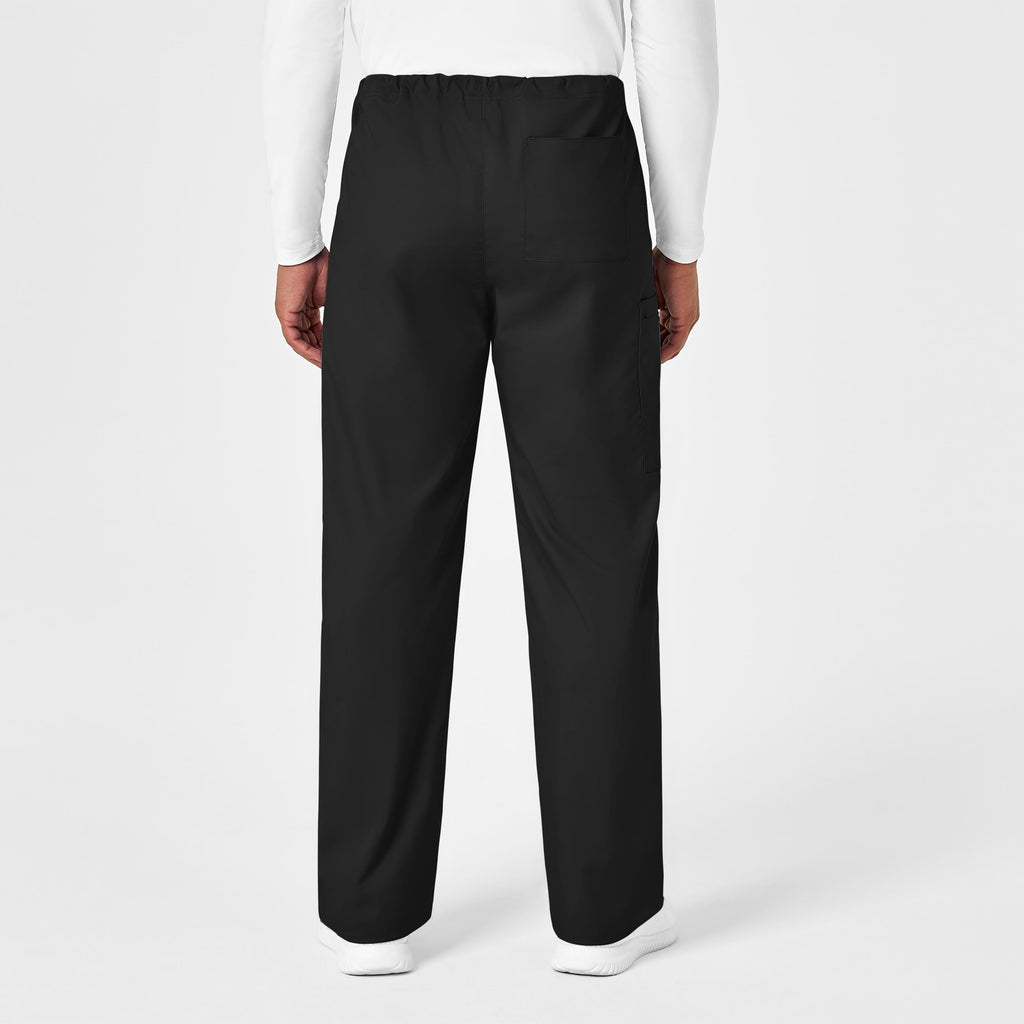WonderWORK 500 Unisex Drawstring Cargo Scrub Pants Black