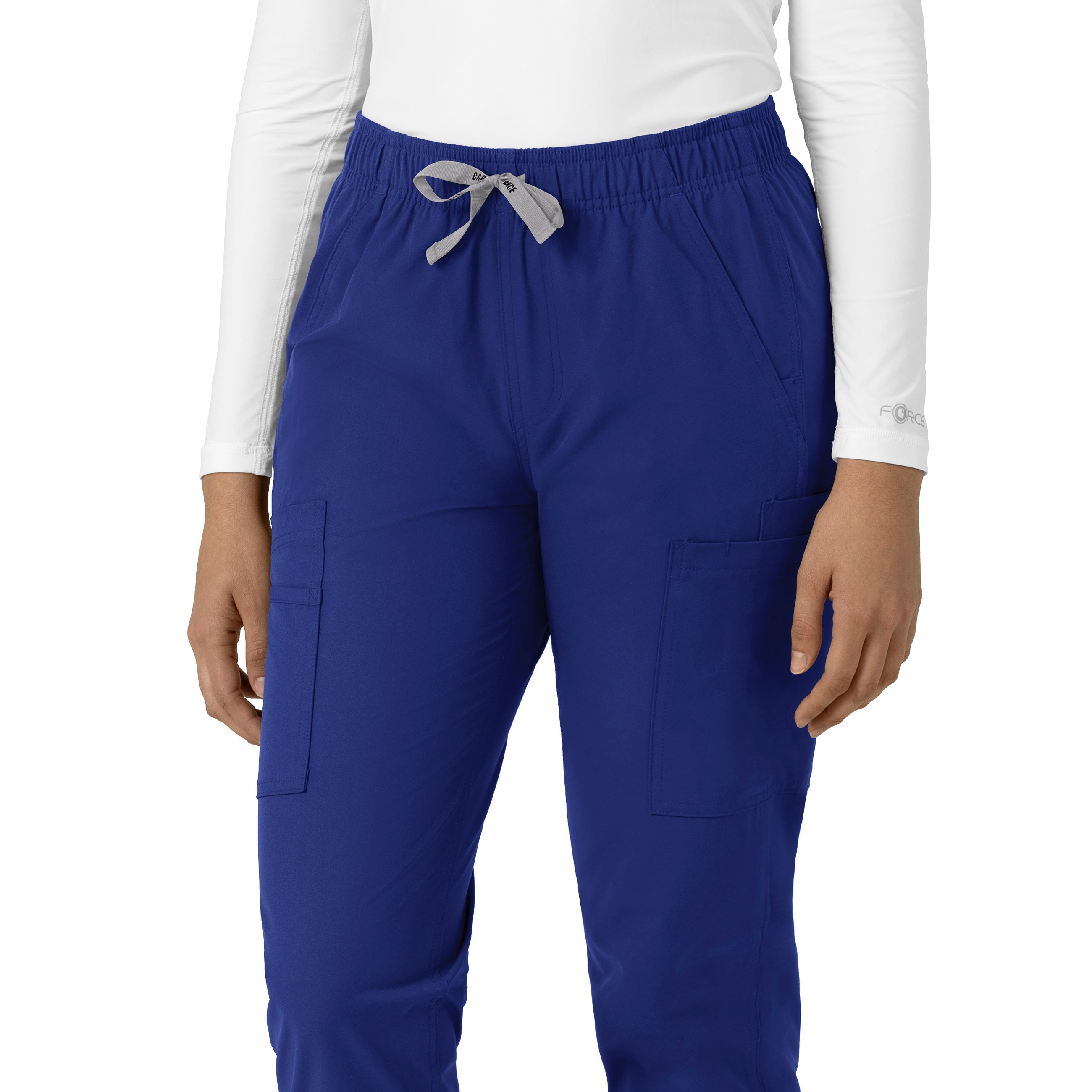 Force Essentials C51213 Women's Straight Leg Scrub Pants Galaxy Blue