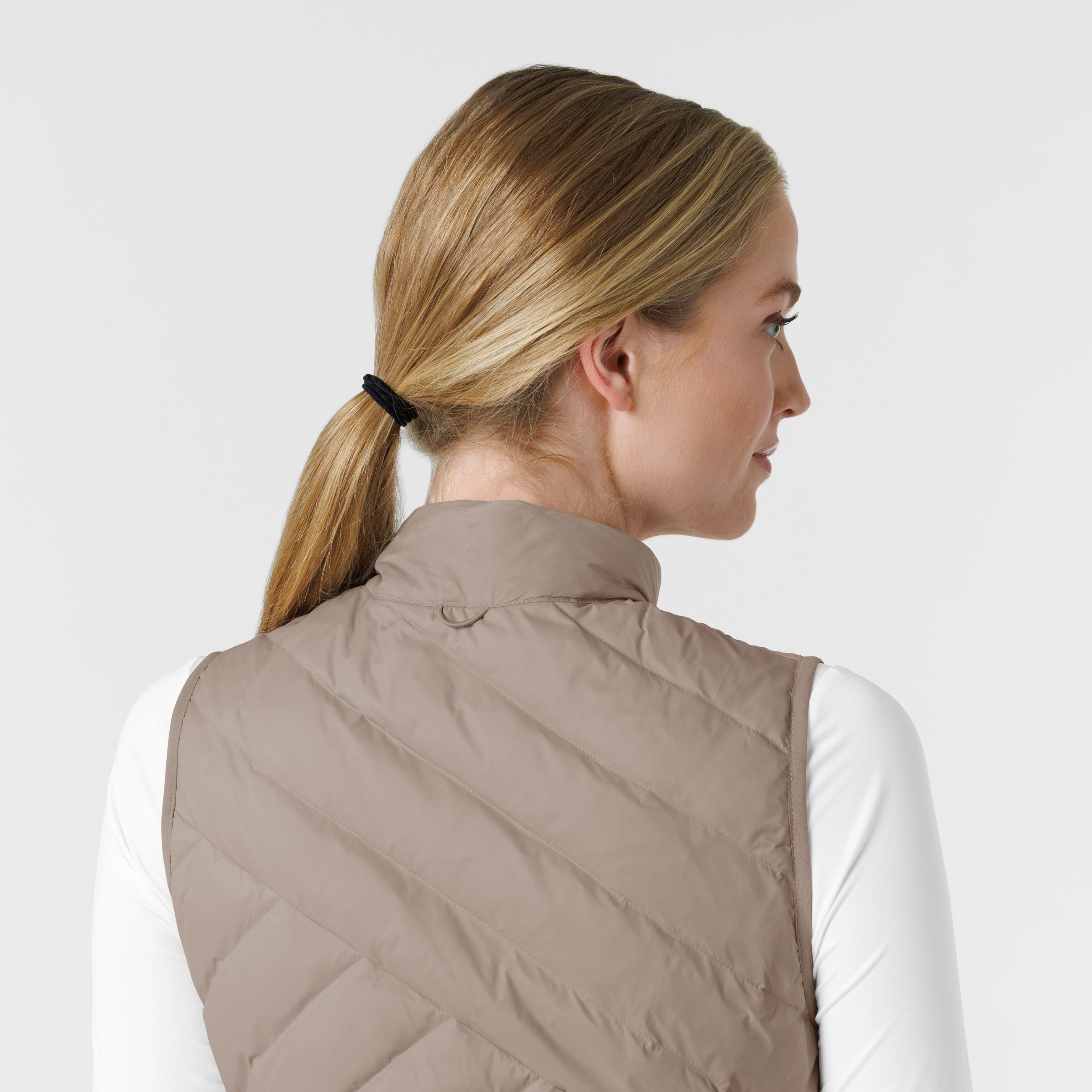 Layers 8277 Quilted Scrub Vest Haze