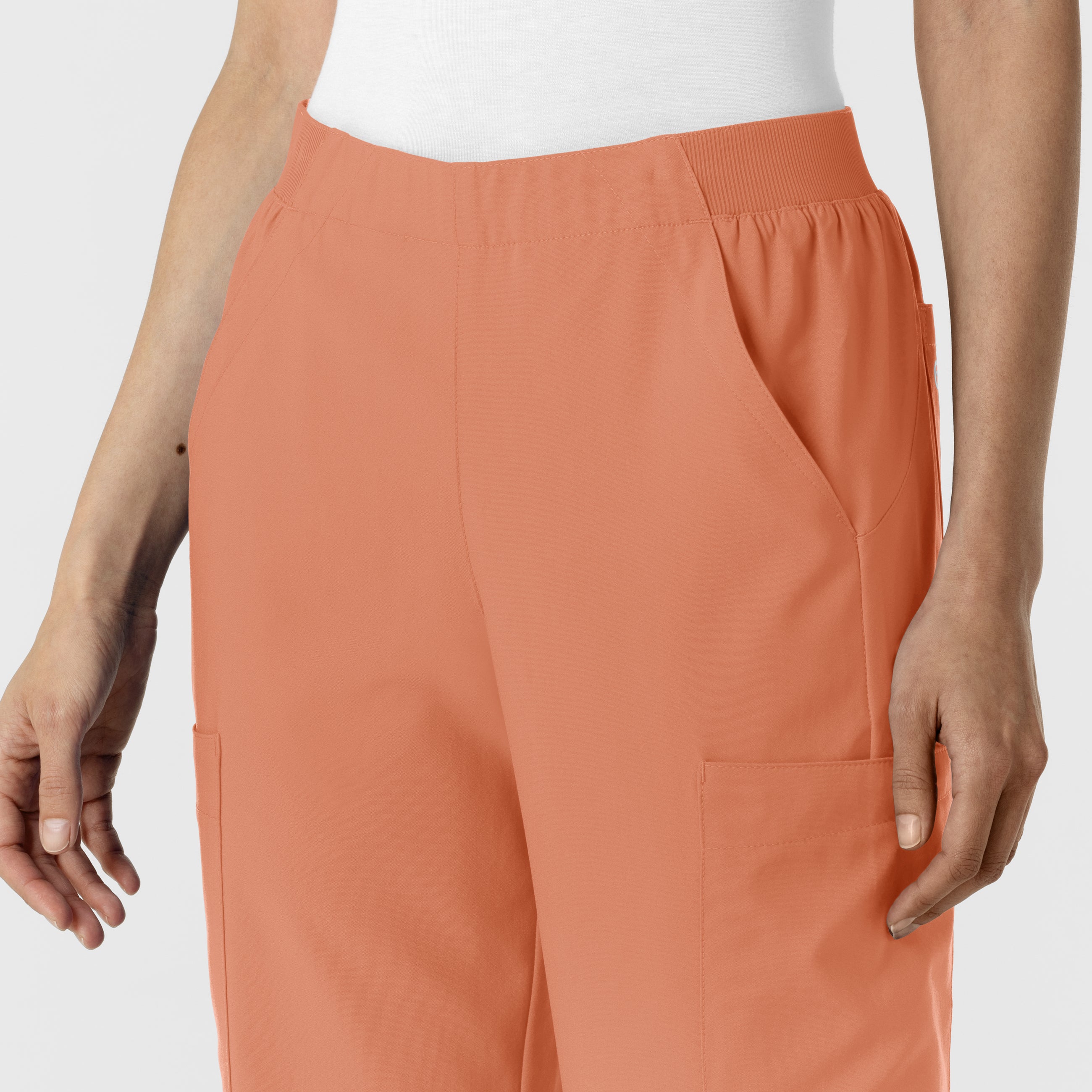 W123 5145 Cargo Utility Scrub Pants Terracotta