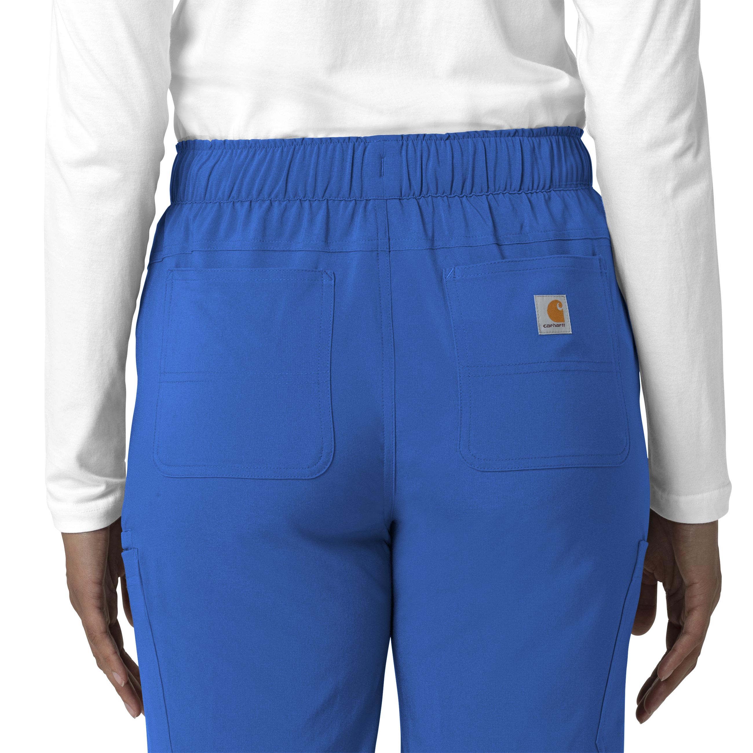 Force Cross-Flex C53210 Straight Leg Cargo Scrub Pants Royal