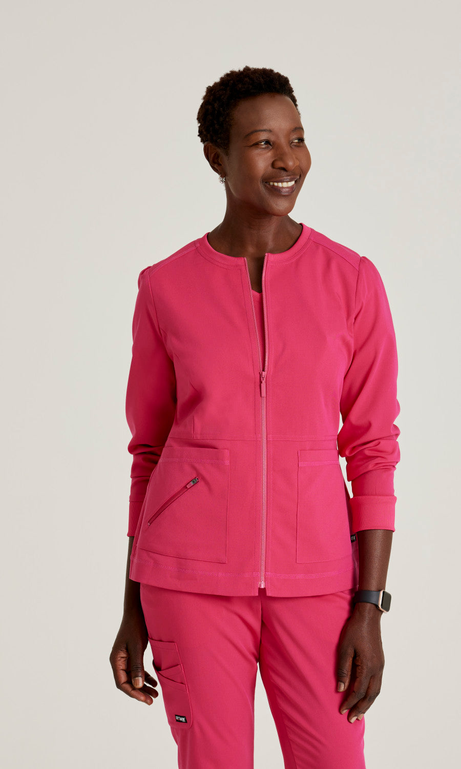 Grey's Anatomy Stretch GRSW017 Millie Jacket Vibrance Pink