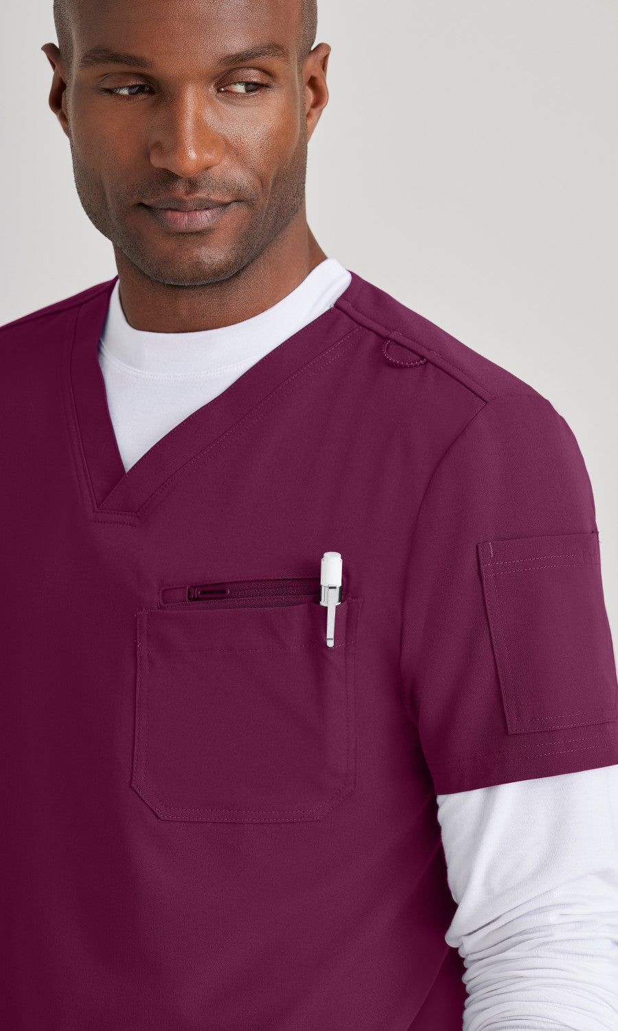 Barco Unify BUT153 Rally Scrub Top Wine