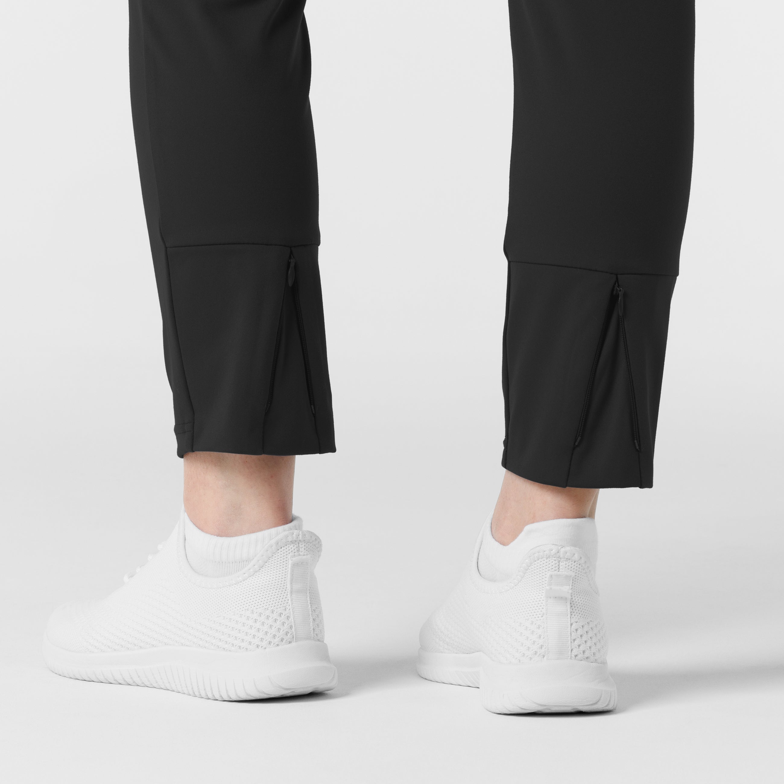 RENEW 5259 Knit Track Scrub Pants Black
