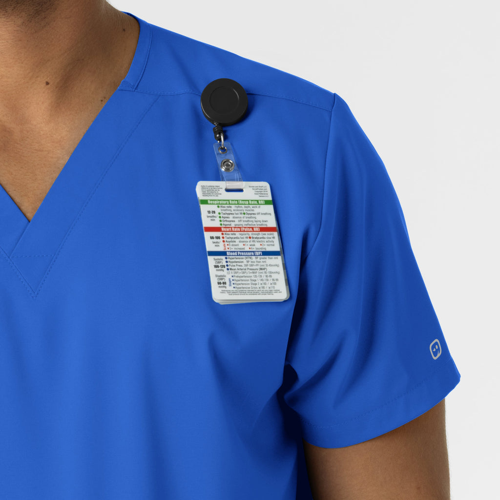 Boundless 6051 Unisex V-Neck Scrub Top Royal