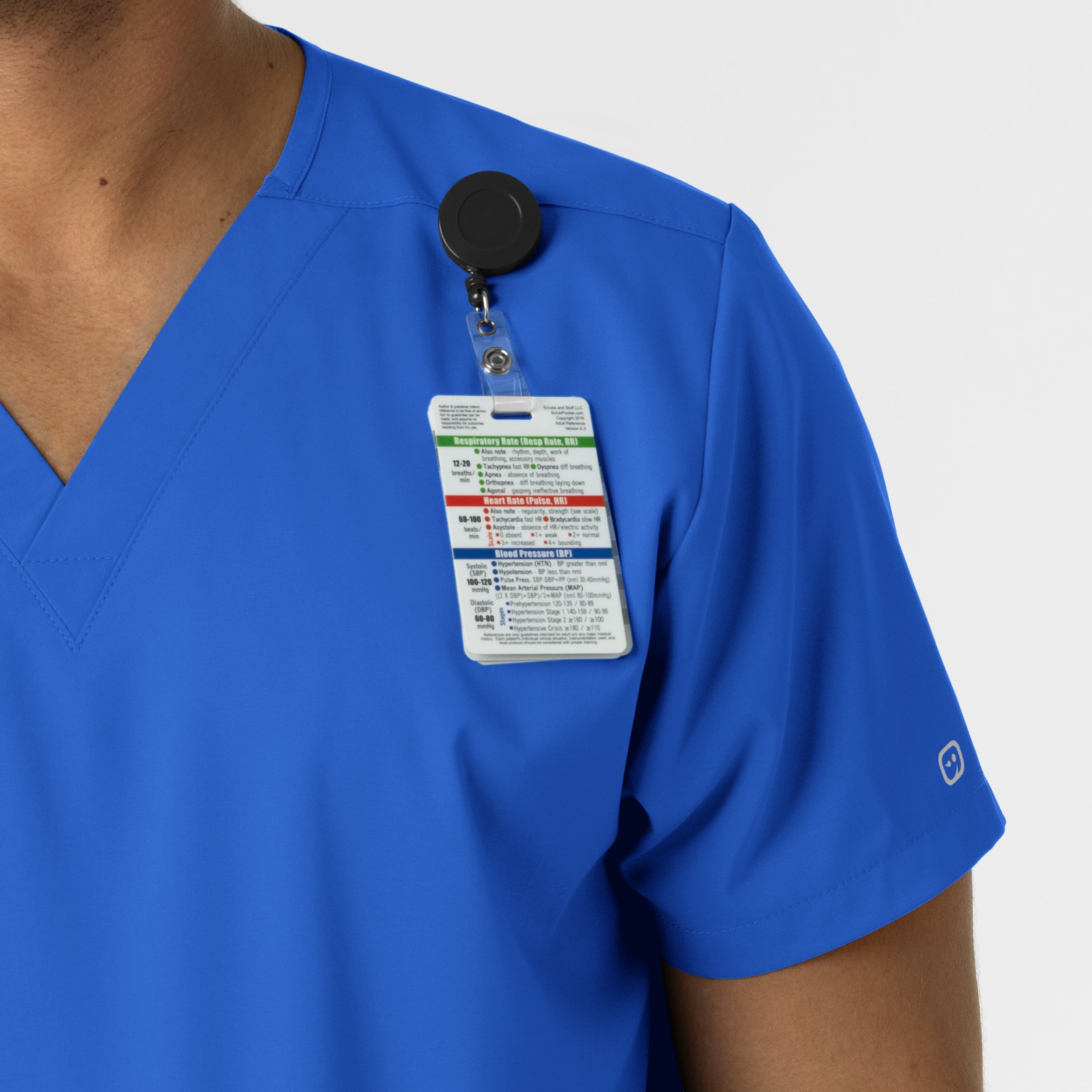 Boundless 6051 Unisex V-Neck Scrub Top Royal