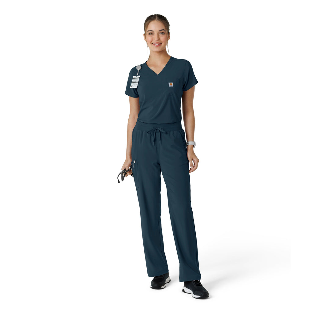 Force Cross-Flex C53310 Boot Cut Scrub Pants Navy