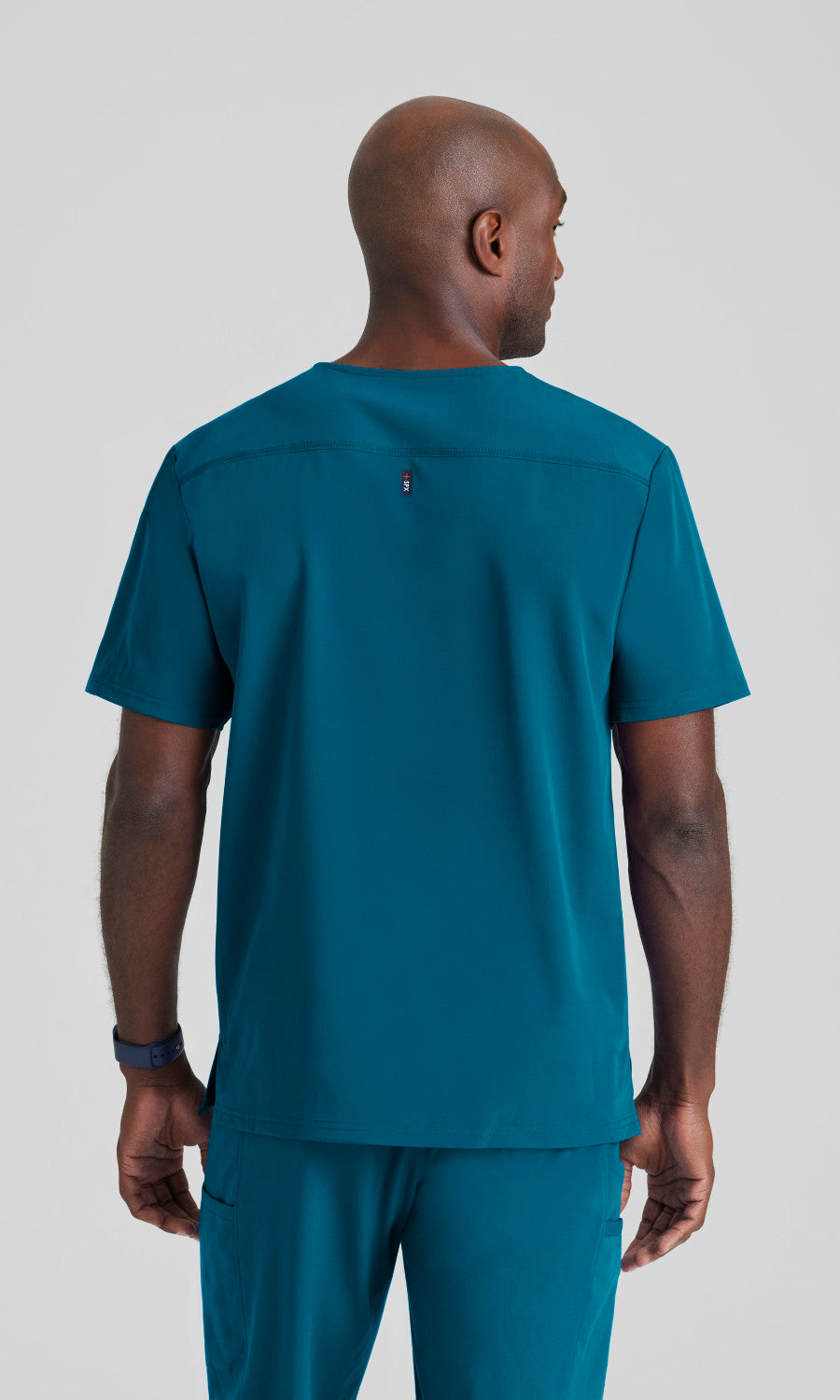 Grey's Anatomy Stretch GRST079 Murphy Scrub Top Bahama