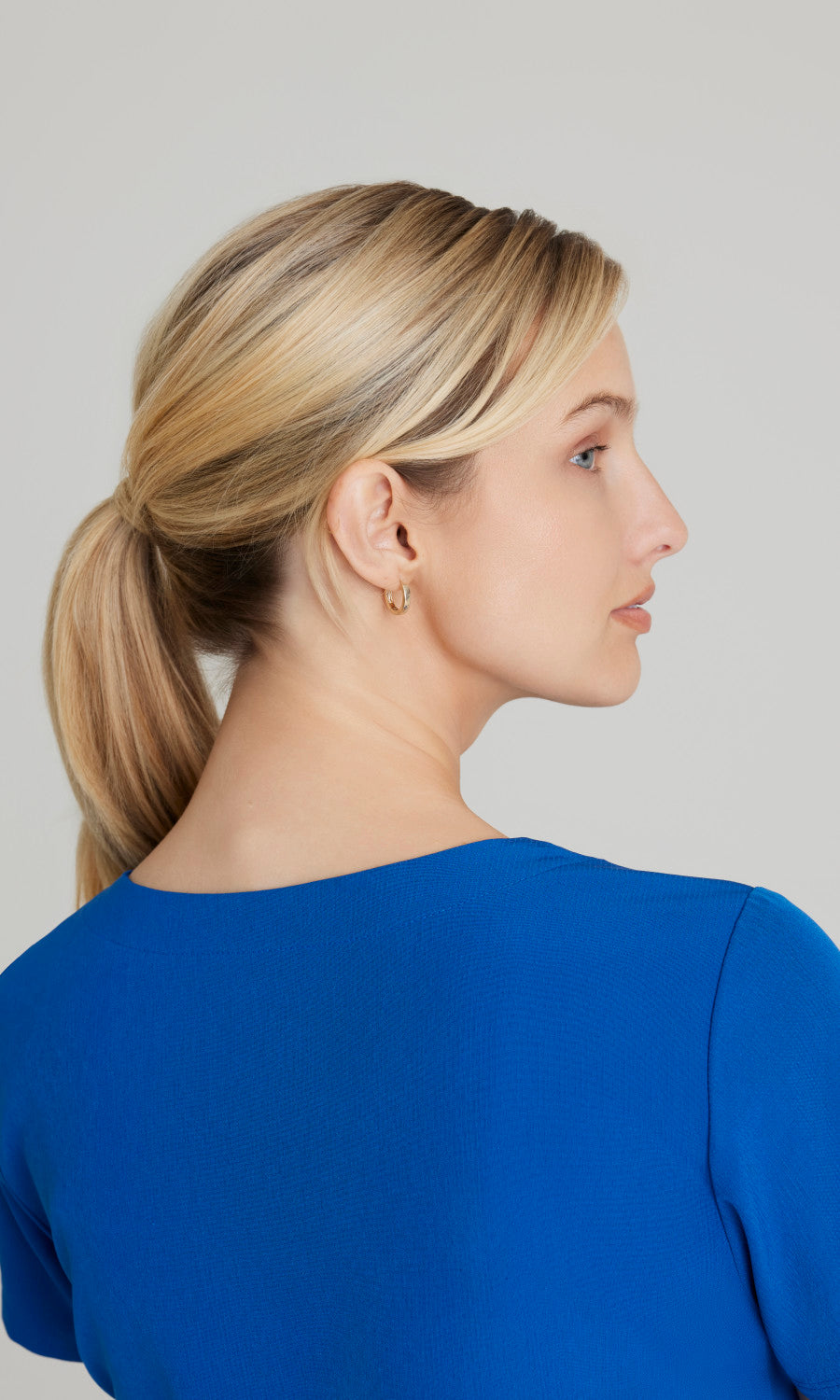 Skechers Vitality SKT064 Charge Scrub Top New Royal