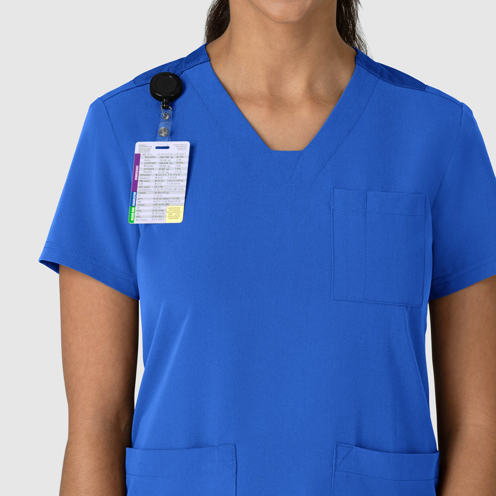 Nova 6132 Flex-n-Reach V-Neck Scrub Top Royal