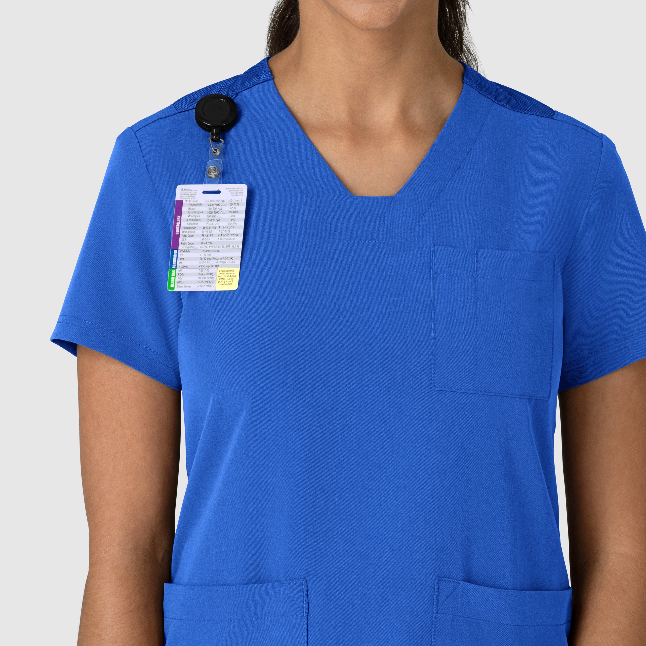 Nova 6132 Flex-n-Reach V-Neck Scrub Top Royal