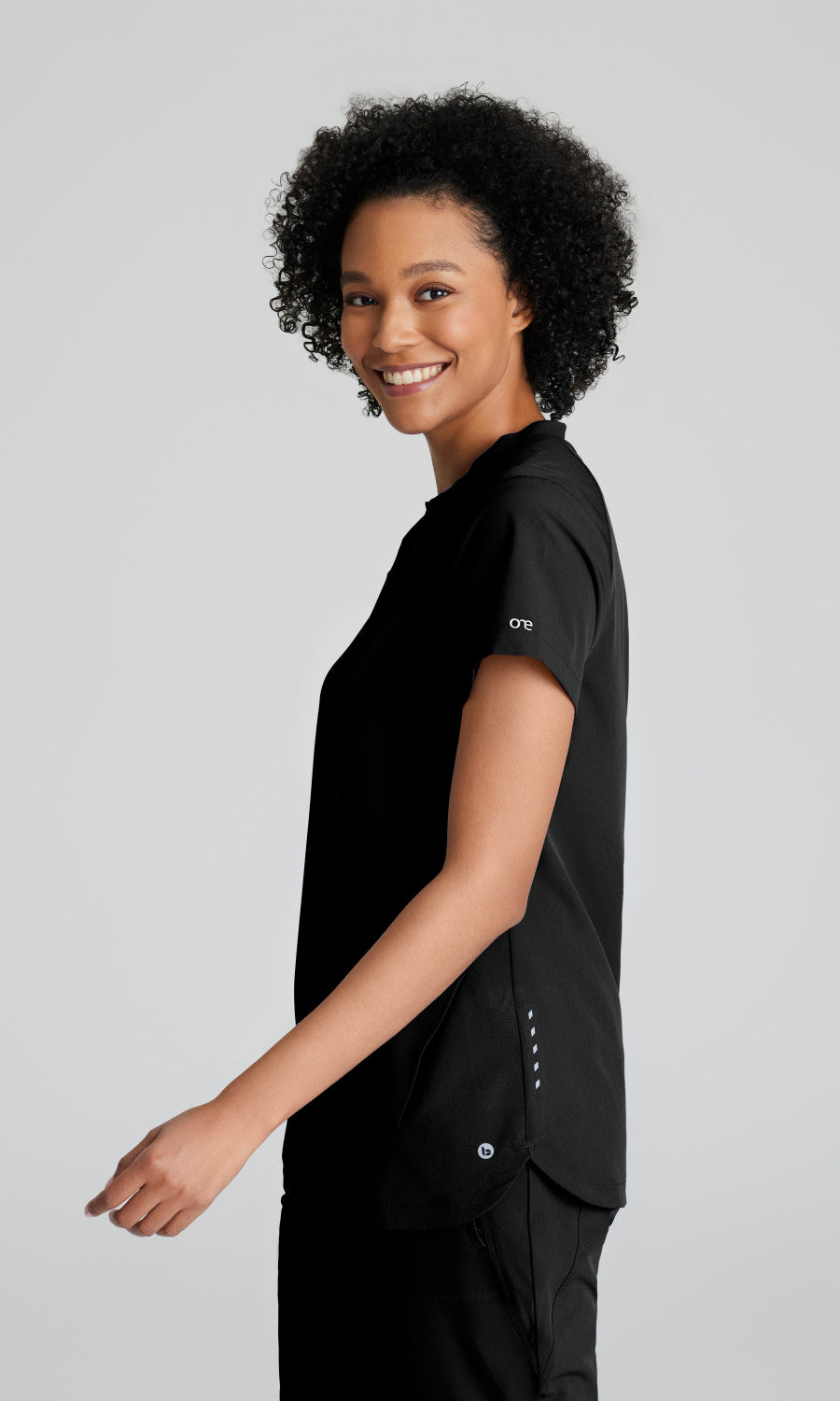 Barco One BOT216 Flux Scrub Top Black