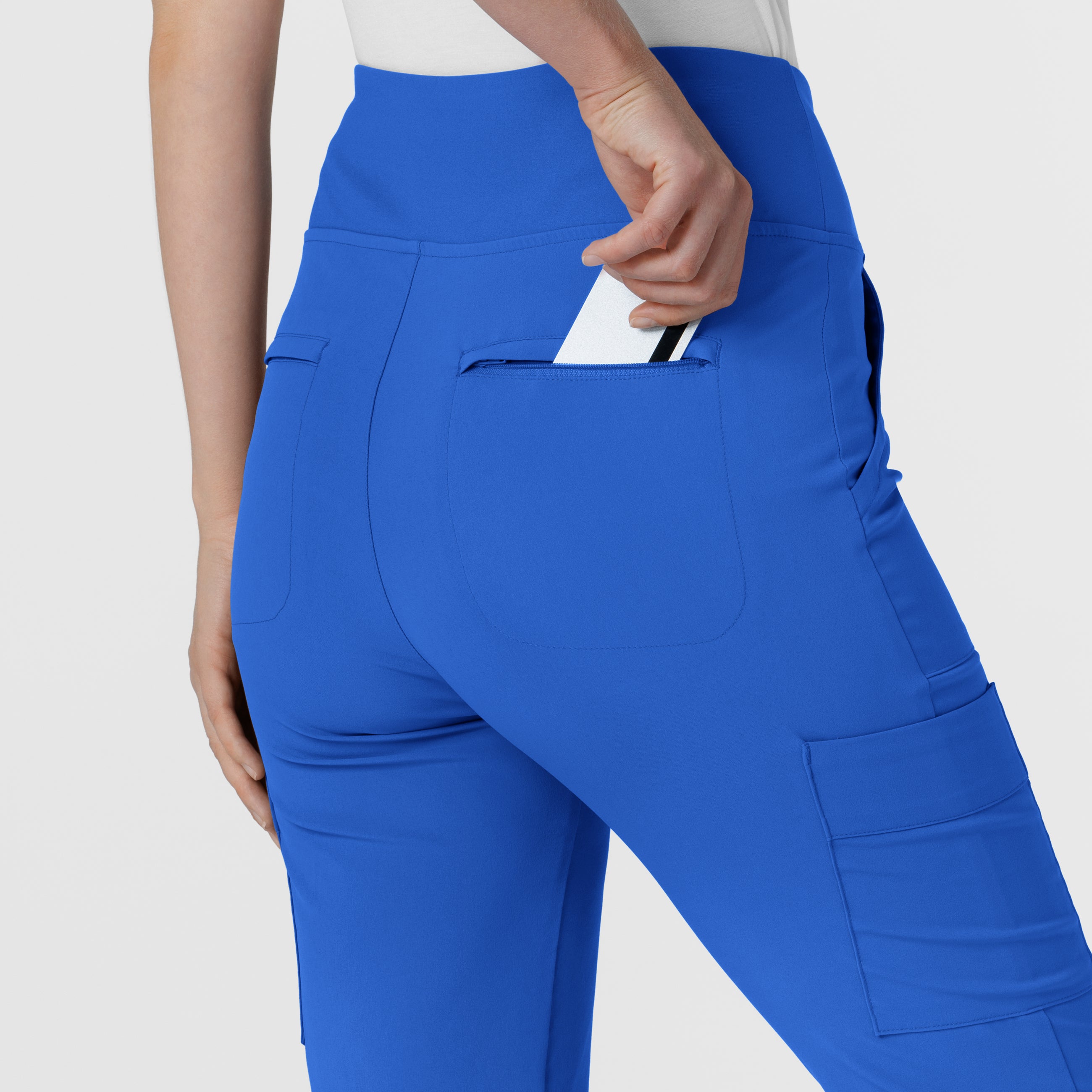 RENEW 5534 Cargo Flare Scrub Pants Royal