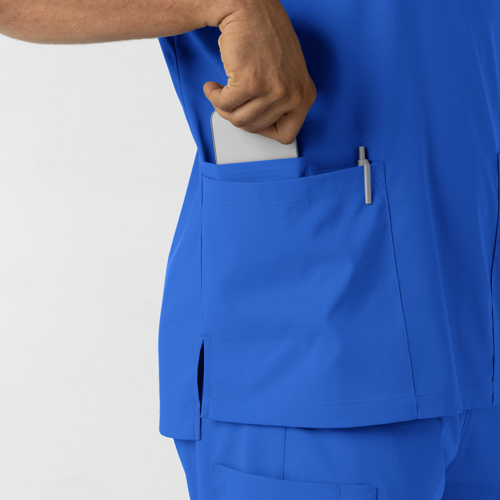 Boundless 6051 Unisex V-Neck Scrub Top Royal