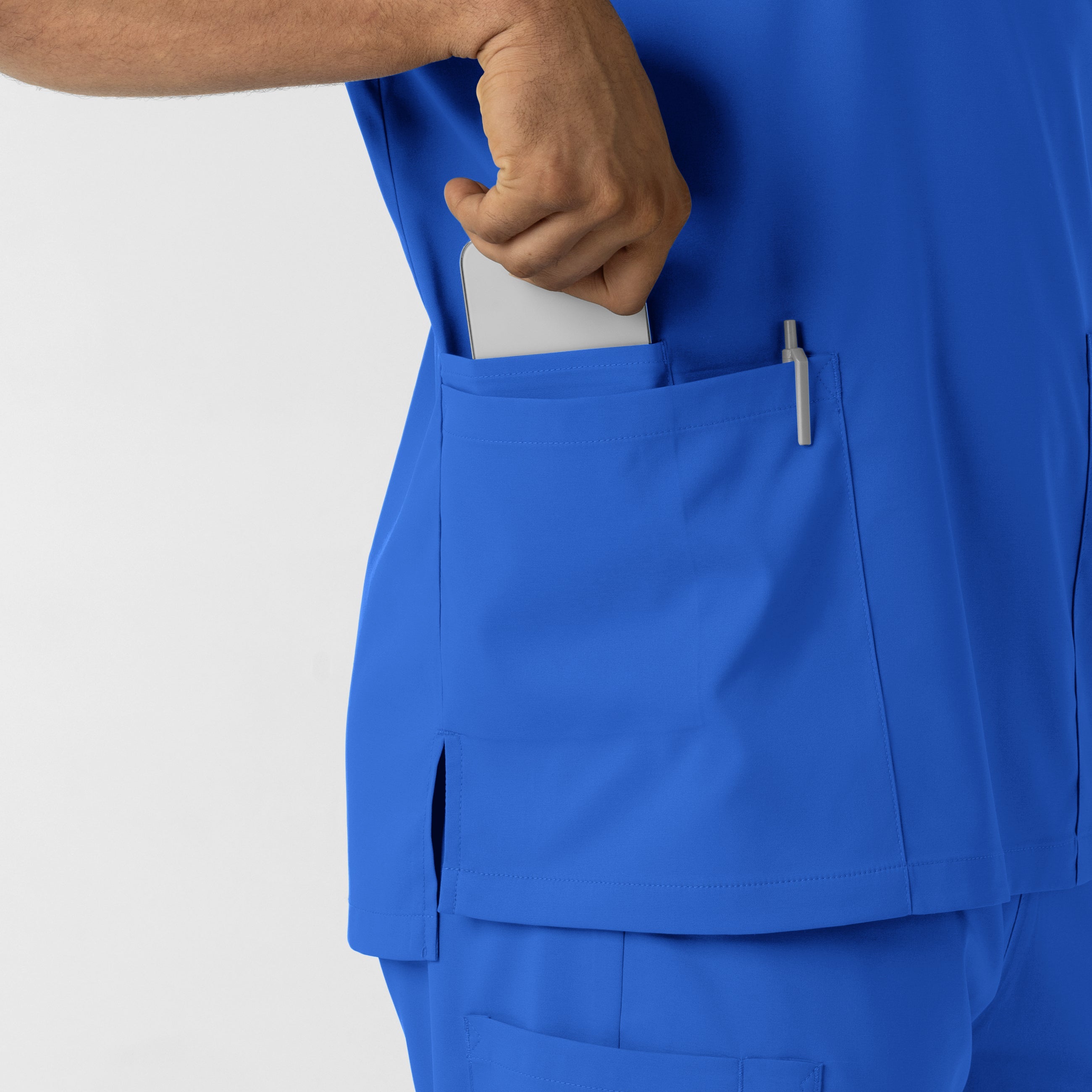 Boundless 6051 Unisex V-Neck Scrub Top Royal