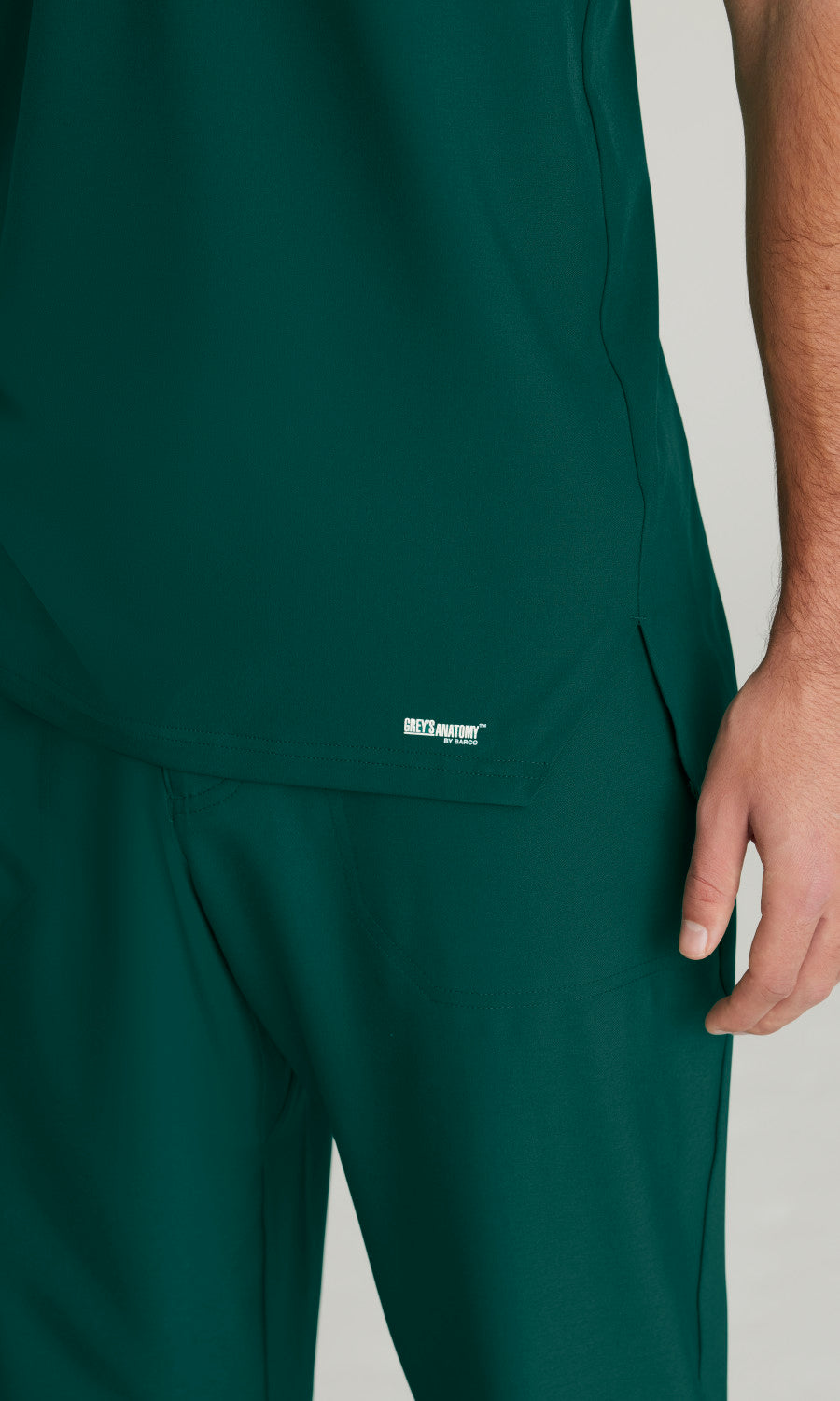 Grey's Anatomy Evolve GSST179 Journey Scrub Top Hunter Green