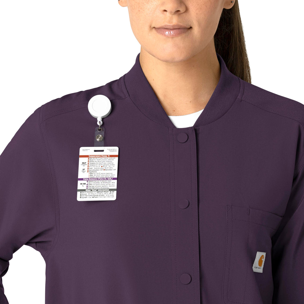 Force Cross-Flex C82210 Shirt Jacket Black Plum