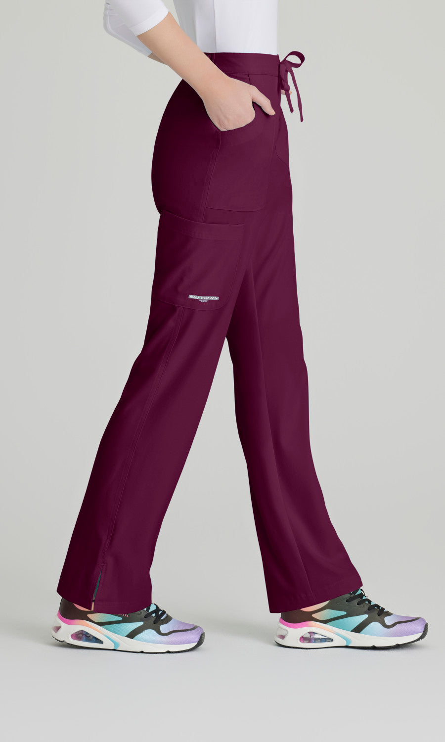 Skechers SK201 Reliance Scrub Pants Wine