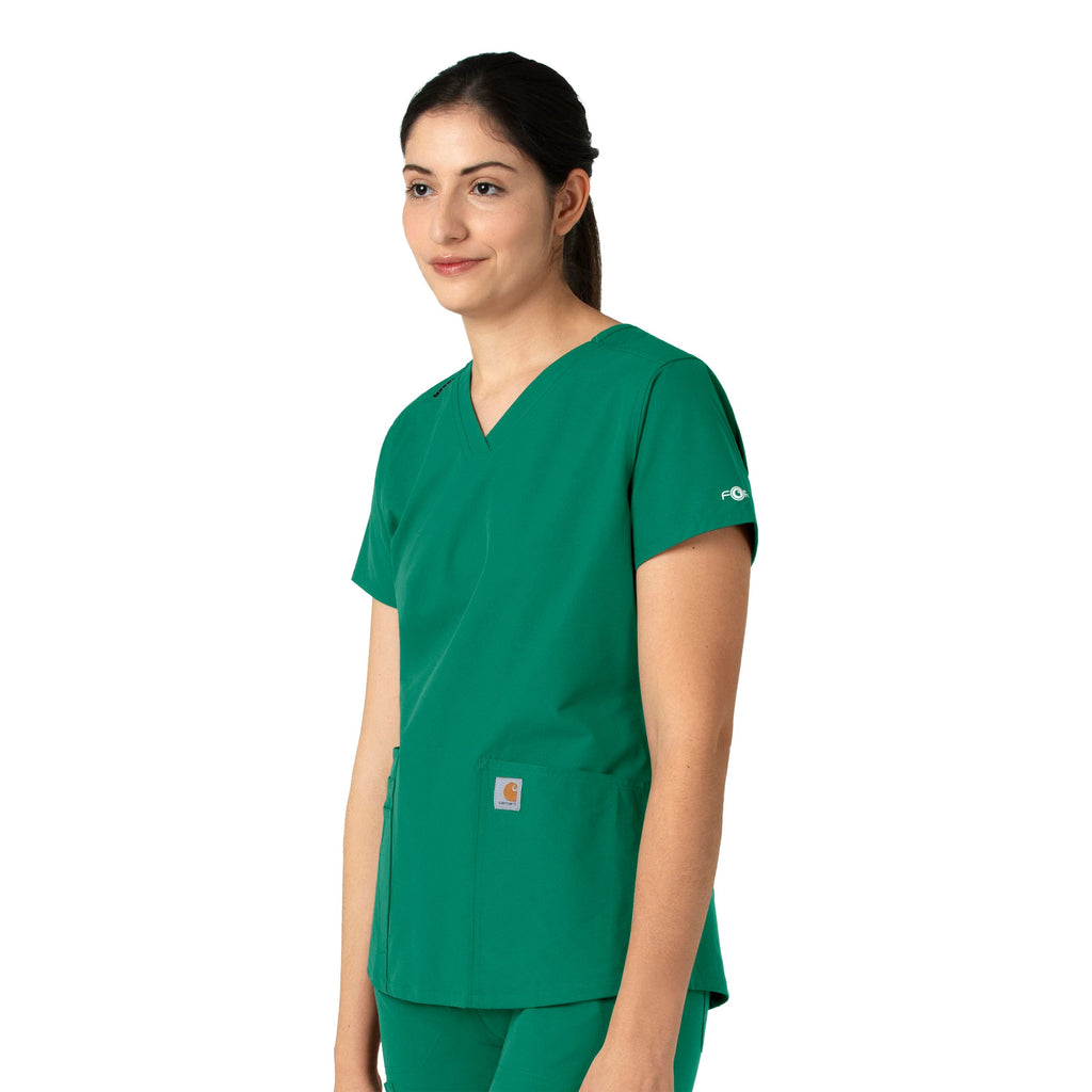 Force Essentials C12113 V-Neck Scrub Top Hunter