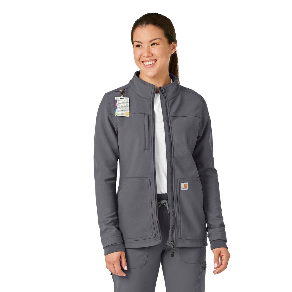 Rugged Flex C81023 Bonded Fleece Jacket Pewter