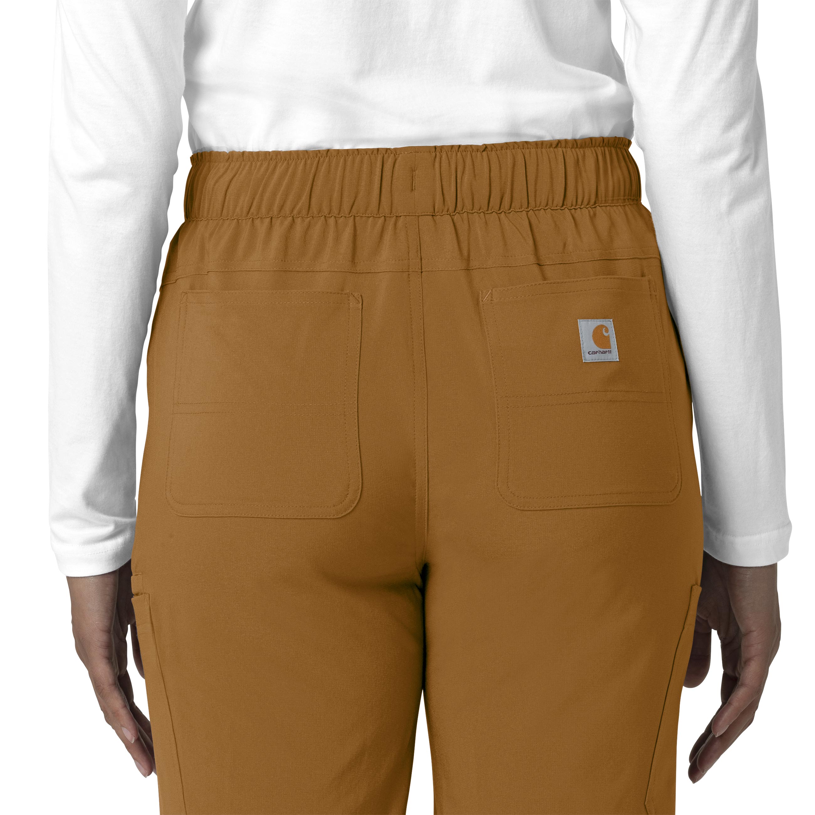 Force Cross-Flex C53210 Straight Leg Cargo Scrub Pants Fox Brown
