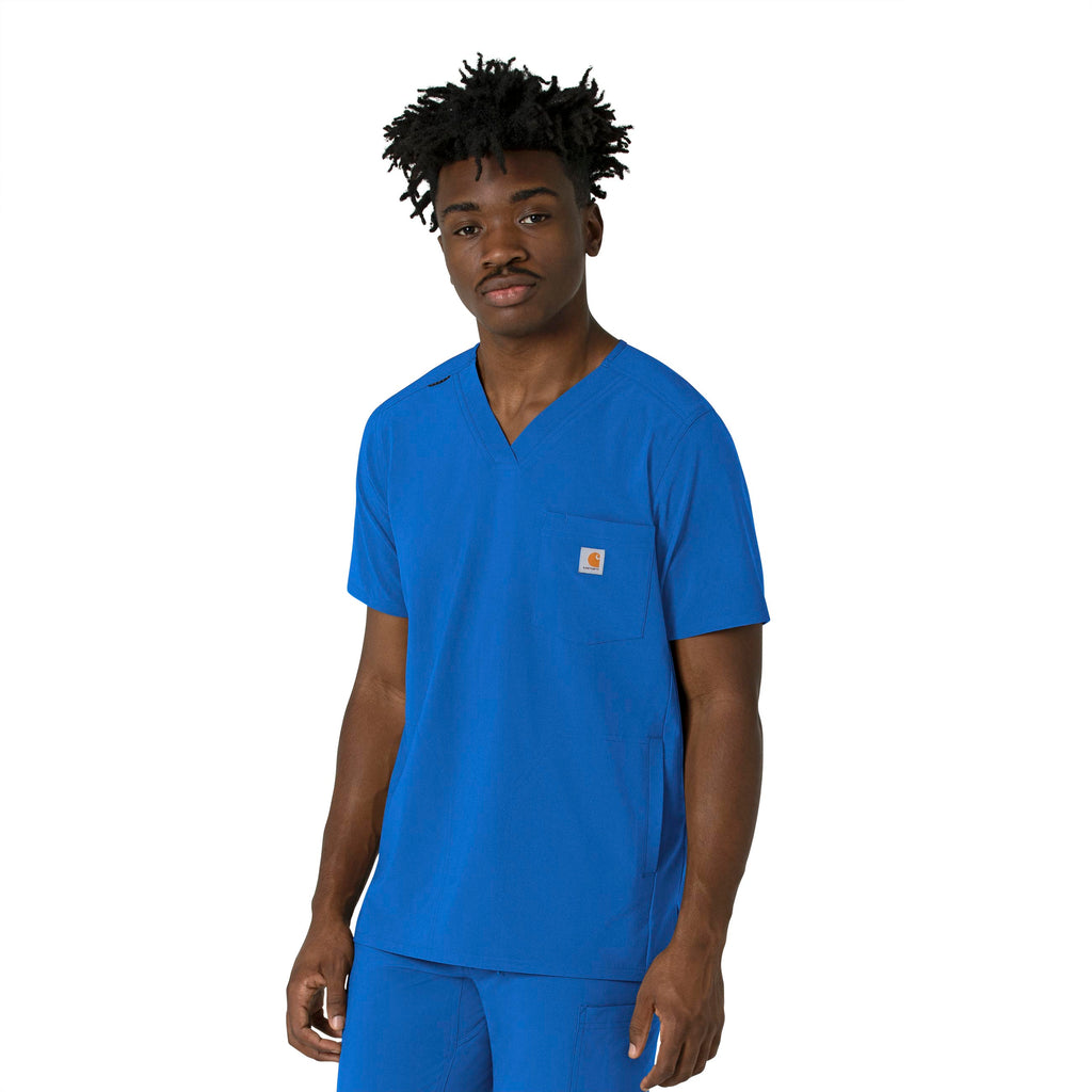 Force Cross-Flex C16410 Men's V-Neck Scrub Top Royal