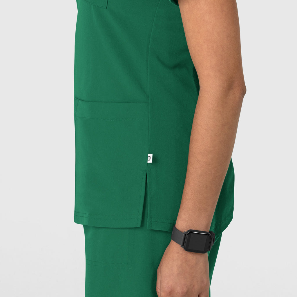 Nova 6132 Flex-n-Reach V-Neck Scrub Top Hunter