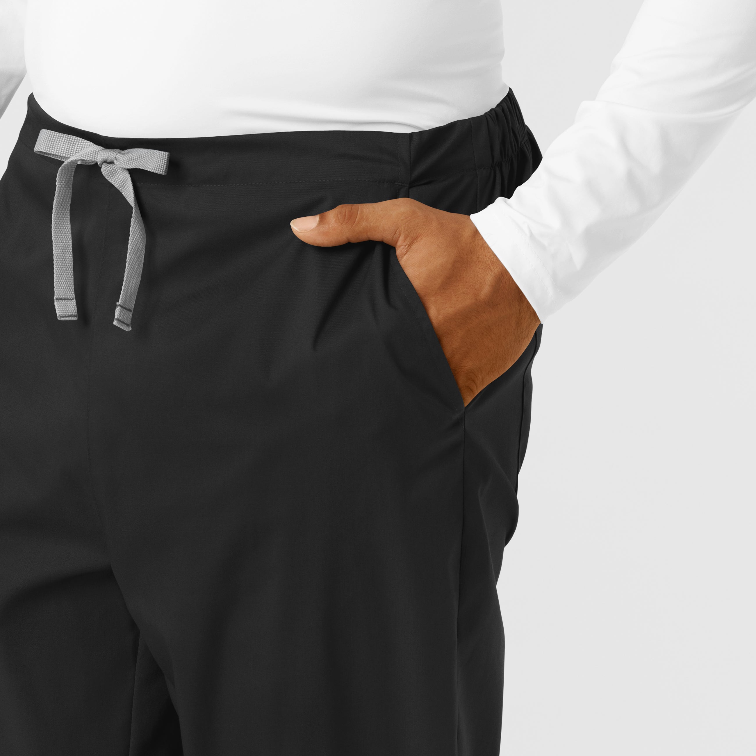 WonderWORK 507 Men's Cargo Jogger Scrub Pants Black