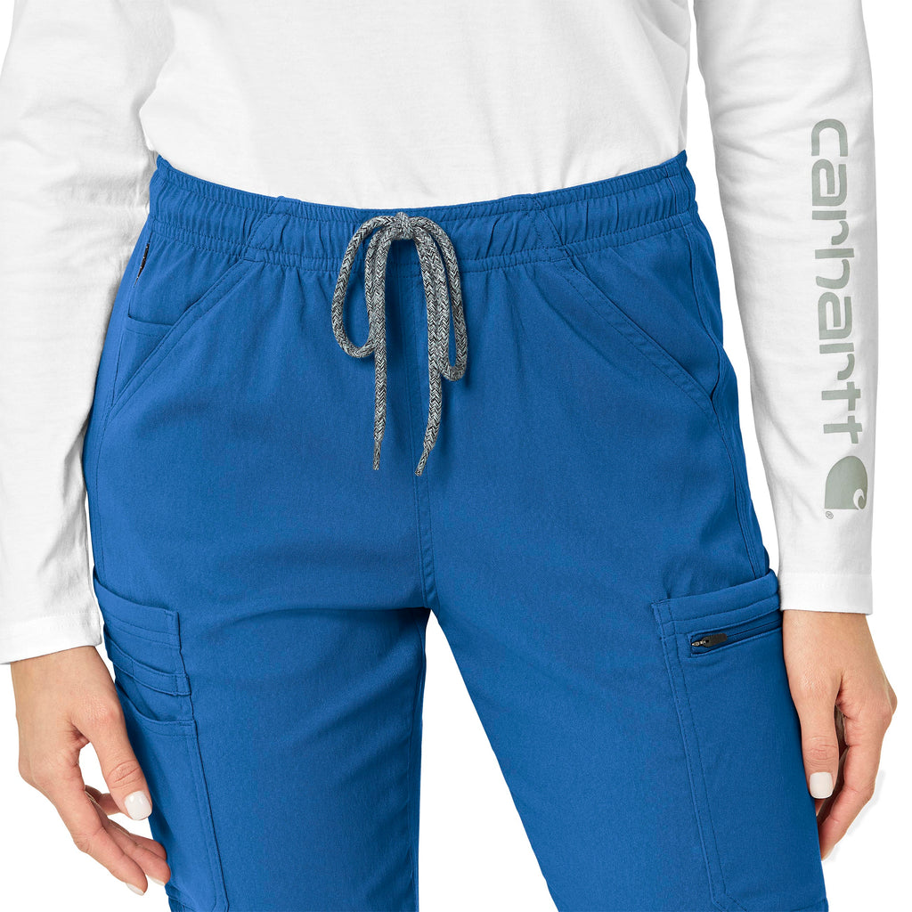 Rugged Flex Peak C52137 Cargo Jogger Scrub Pants Royal