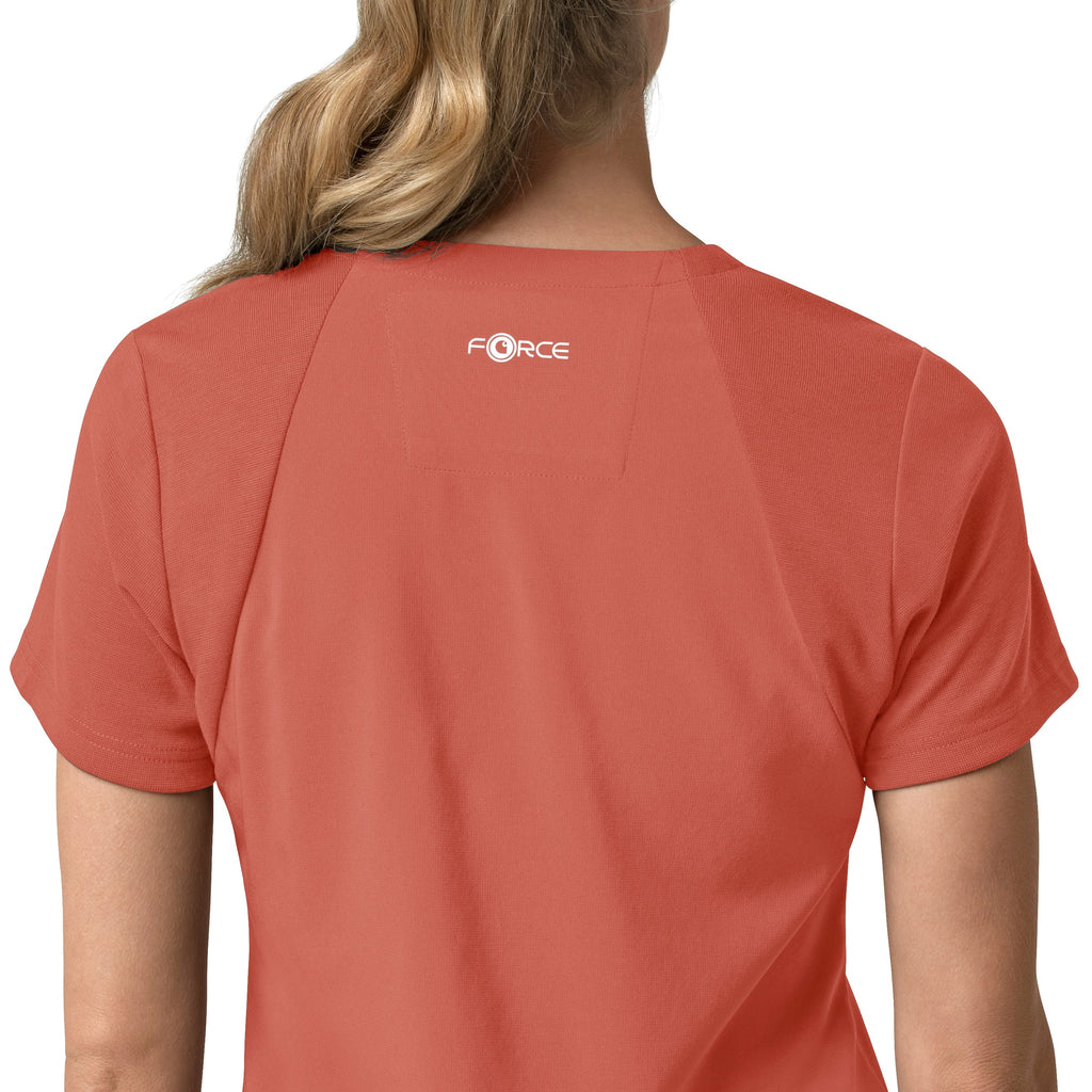 Force Cross-Flex C13210 Women's Flex Panel V-Neck Scrub Top Dusty Cedar