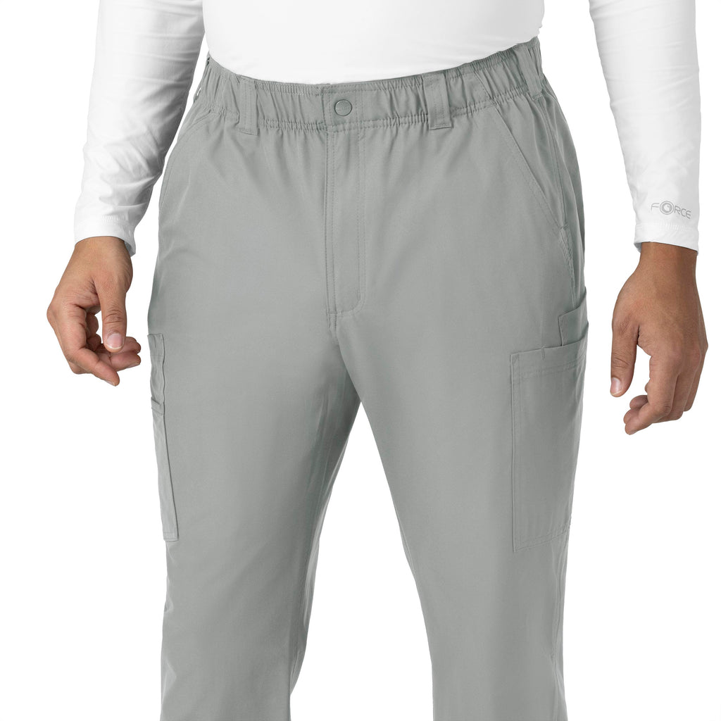 Force Essentials C56113 Men's Straight Leg Cargo Scrub Pants Grey