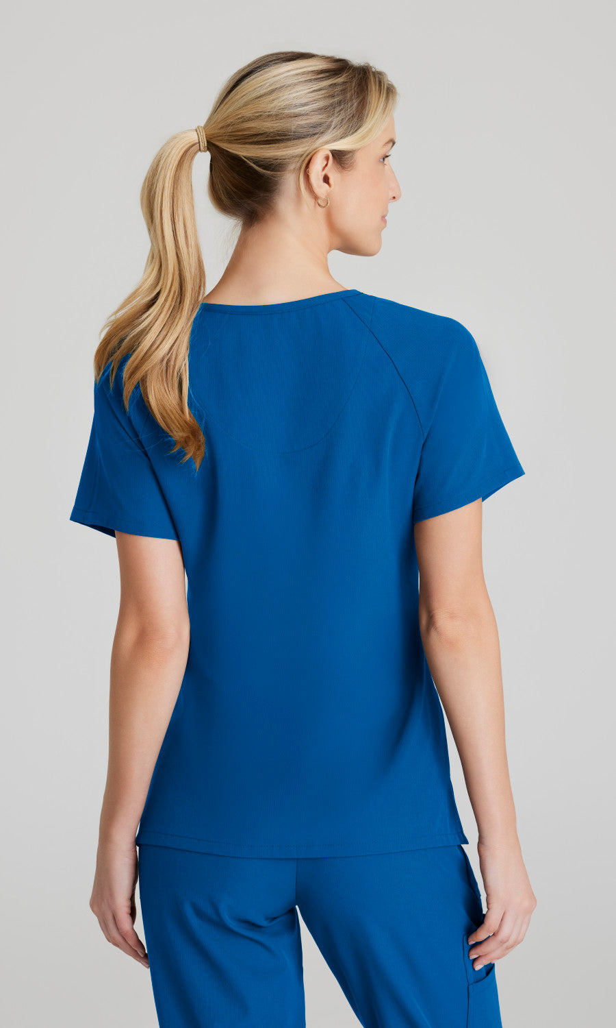 Skechers Fusion SKT238 Prisma Scrub Top New Royal