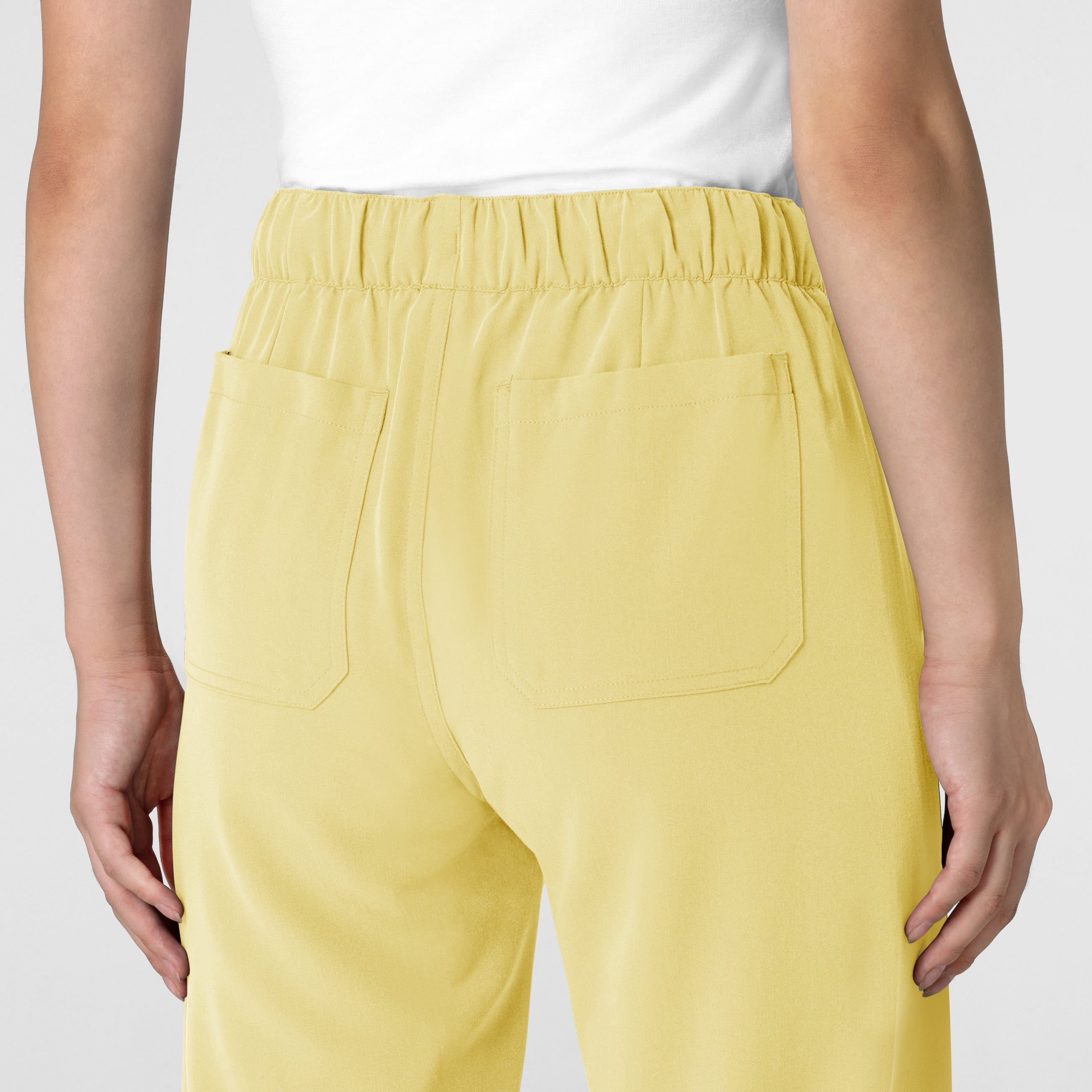 Nova 5232 Stovepipe High-Low Hem Scrub Pants Sunshine Yellow