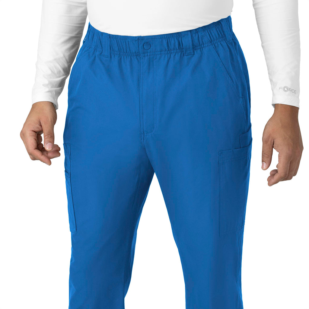 Force Essentials C56113 Men's Straight Leg Cargo Scrub Pants Royal