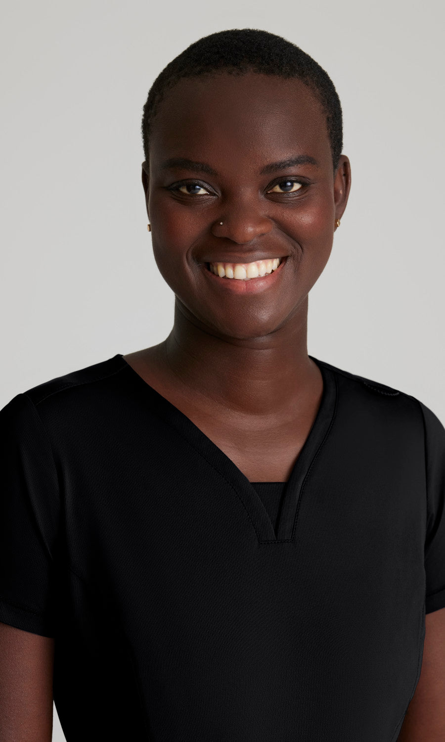 Skechers Slip-Ins Knits SKT220 Serene Knit Scrub Top Black