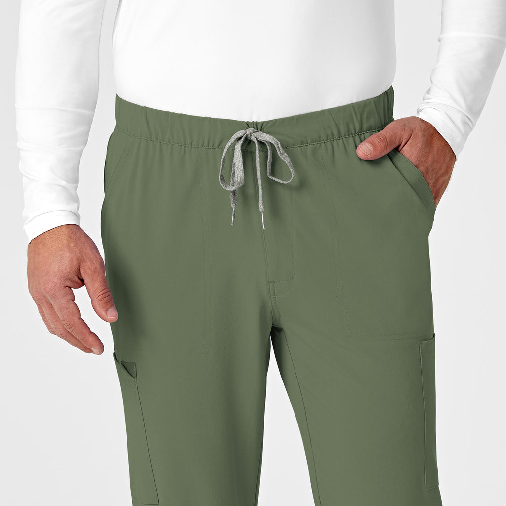RENEW 5034 Men's Jogger Scrub Pants Olive