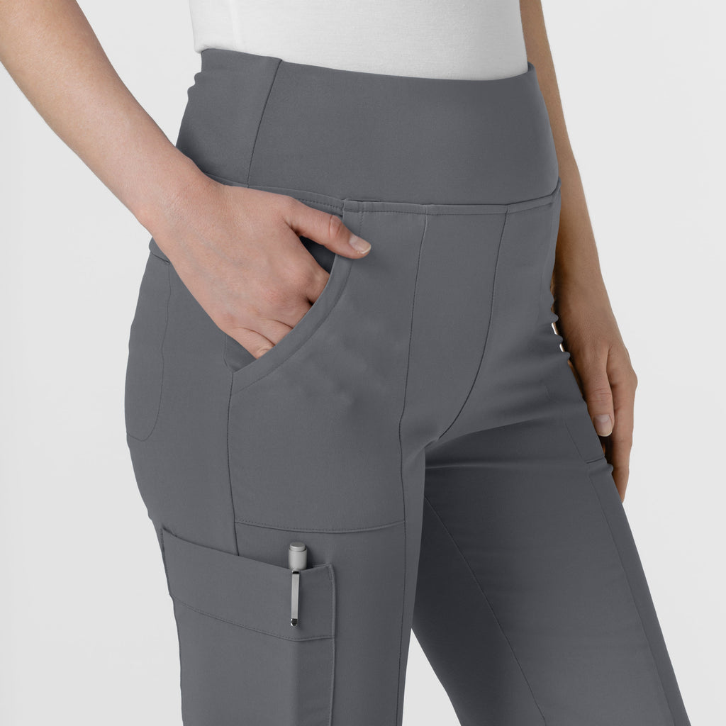 RENEW 5534 Cargo Flare Scrub Pants Pewter