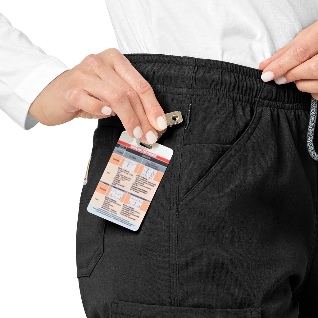 Rugged Flex Peak C52137 Cargo Jogger Scrub Pants Black